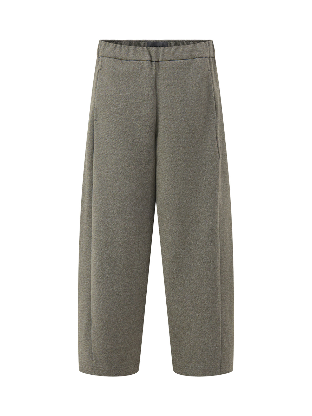 Cropped Barrel Jersey Trousers - Meadow