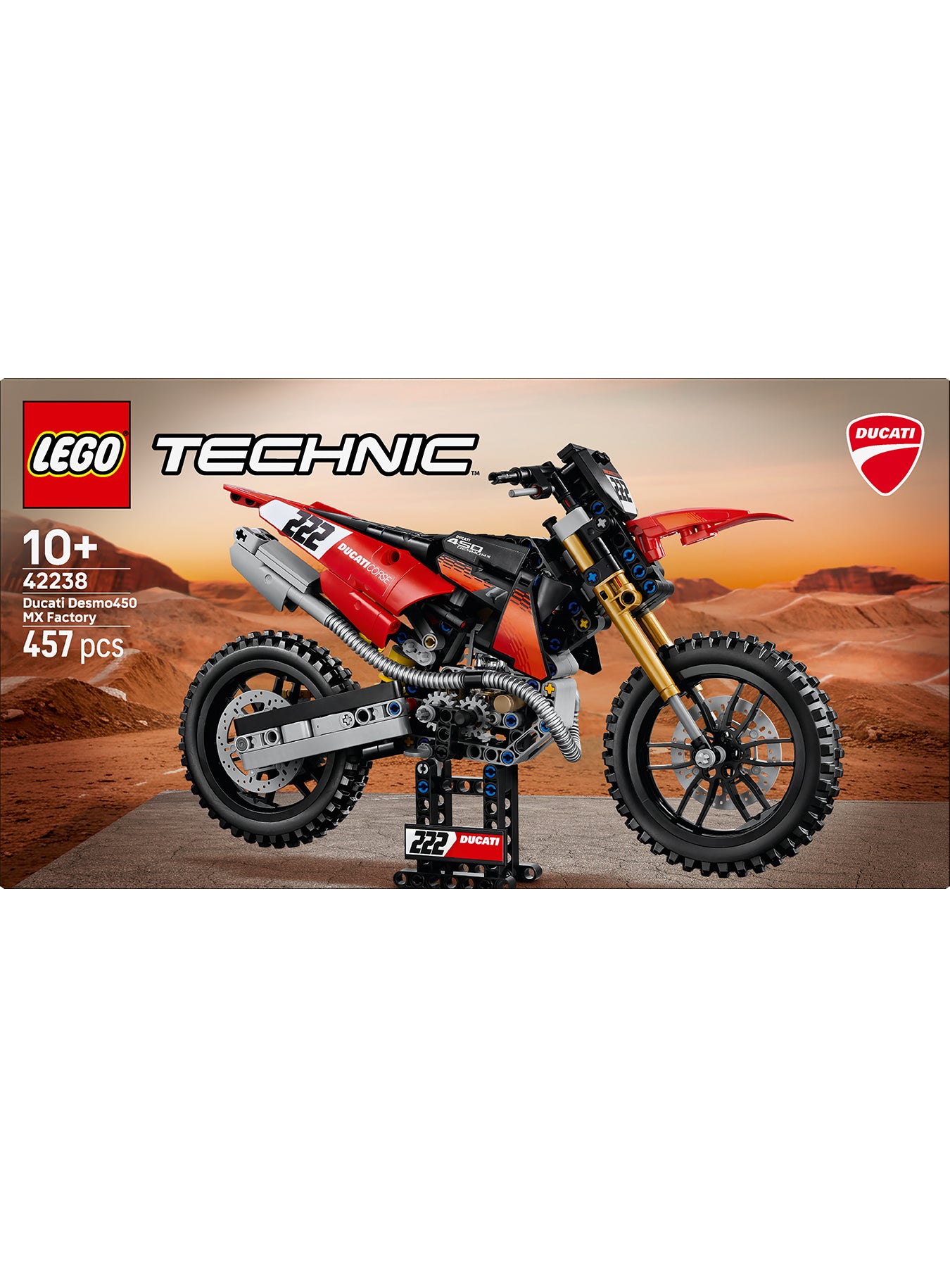 LEGO Technic Ducati Desmo450 MX Factory Motorcycle