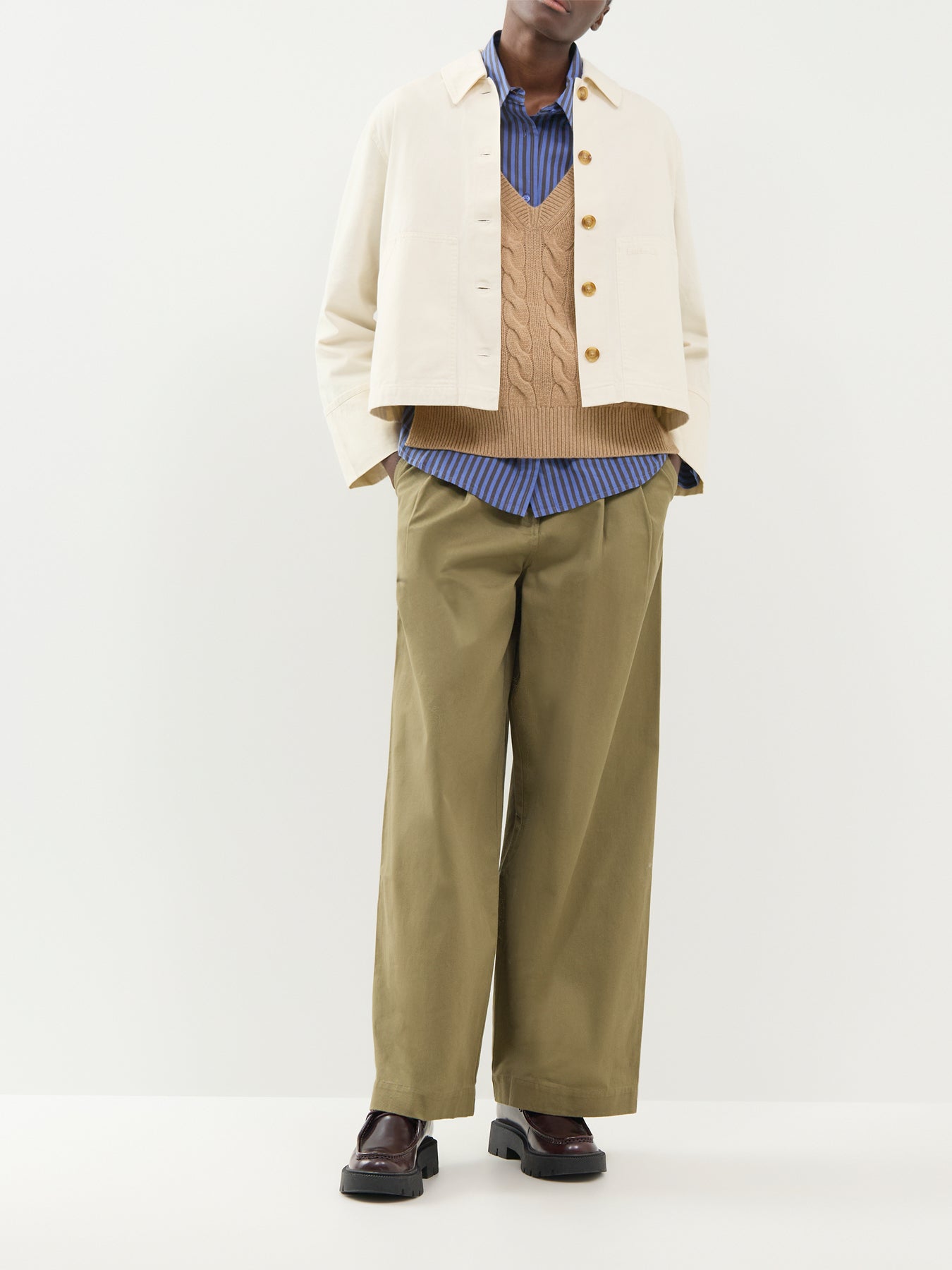Cotton Aylesby Overshirt - Ecru