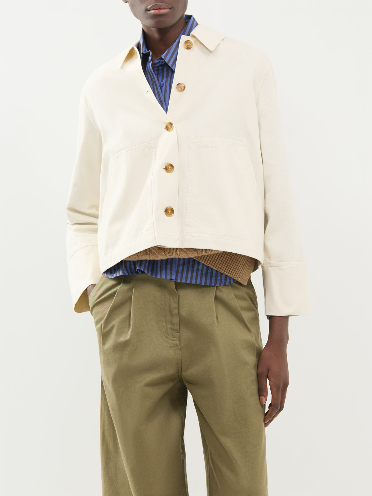 Cotton Aylesby Overshirt - Ecru