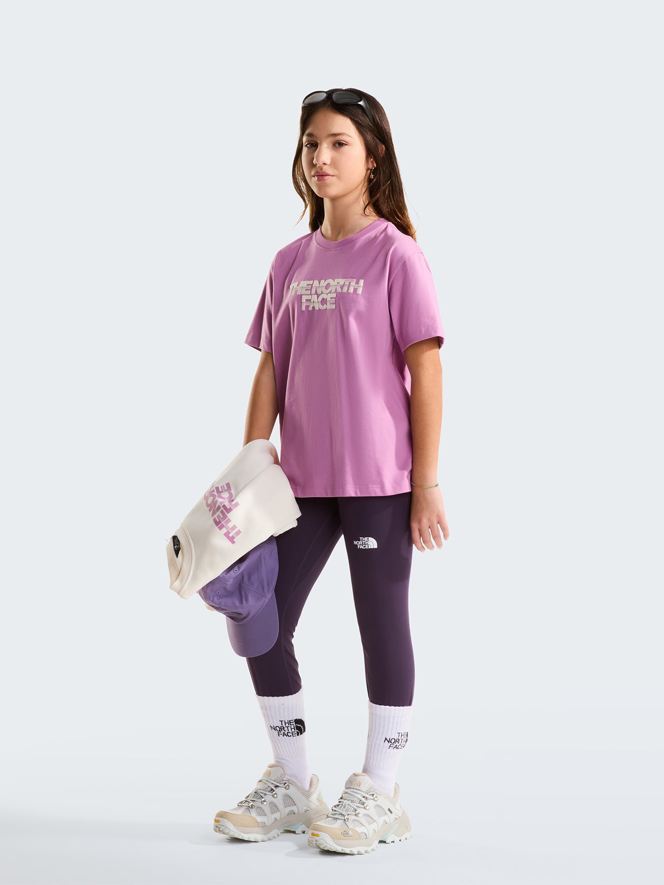 Kids' Chalbi Relaxed Graphic T-Shirt Purple