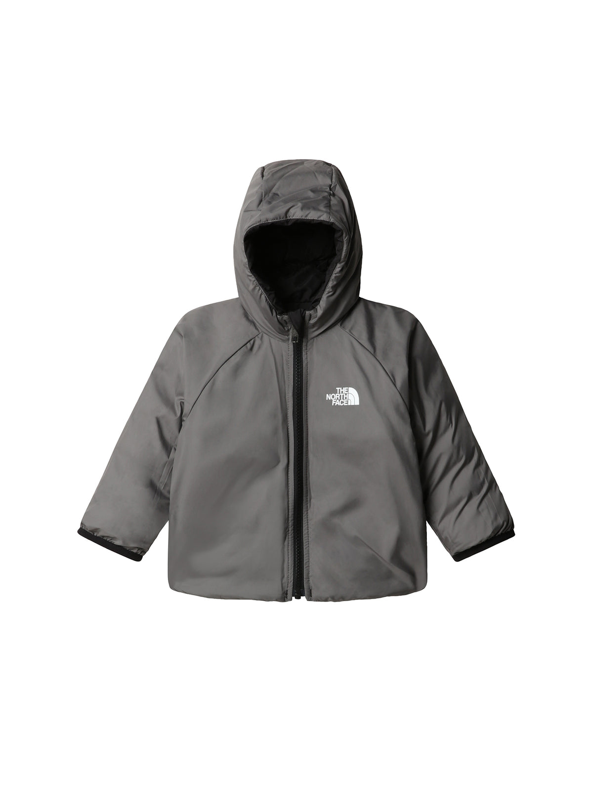 Baby Reversible Perrito Hooded Jacket - TNF Black & Smoked Pearl