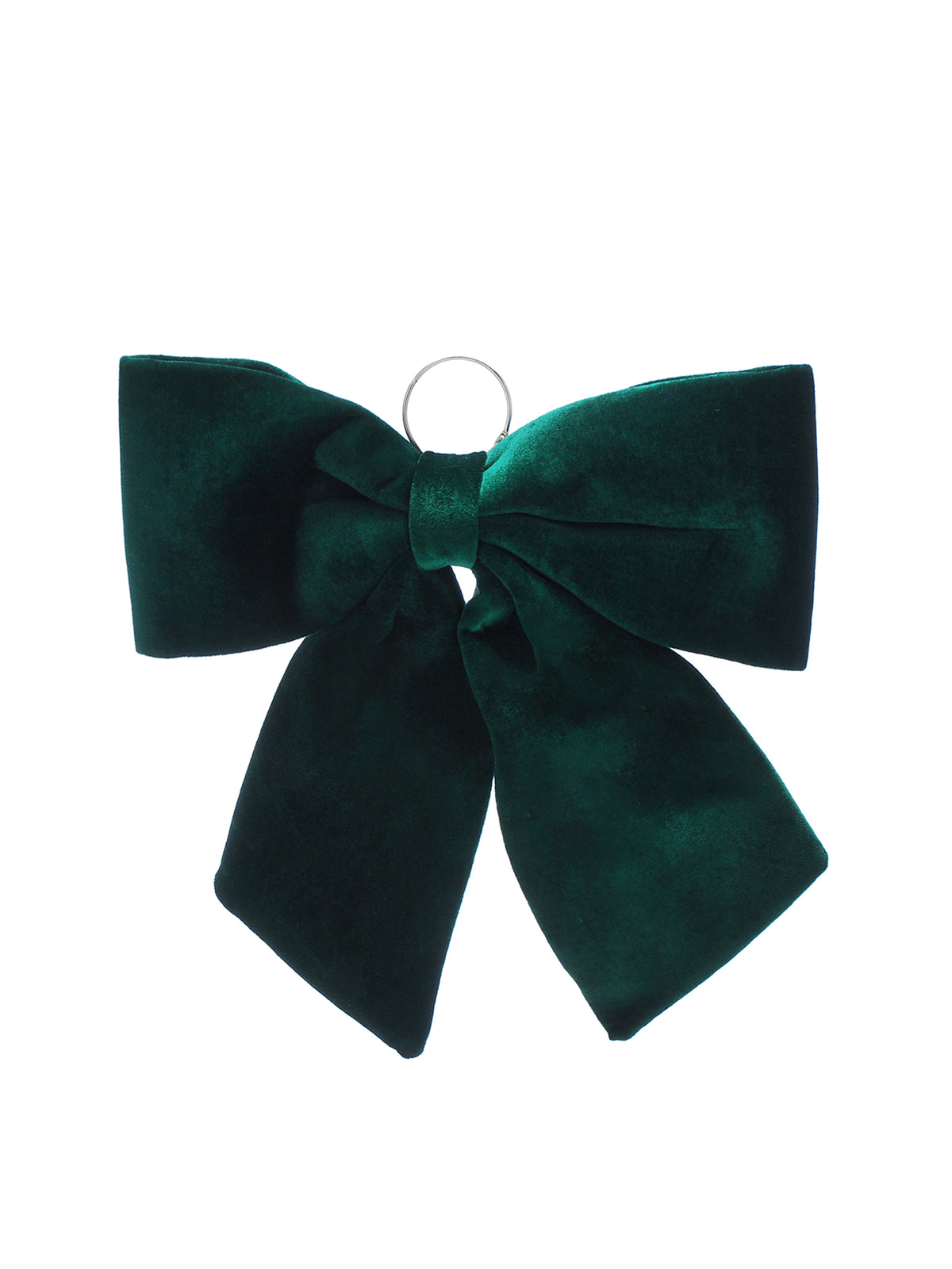 Velvet Christmas Bow Hanging Decoration
