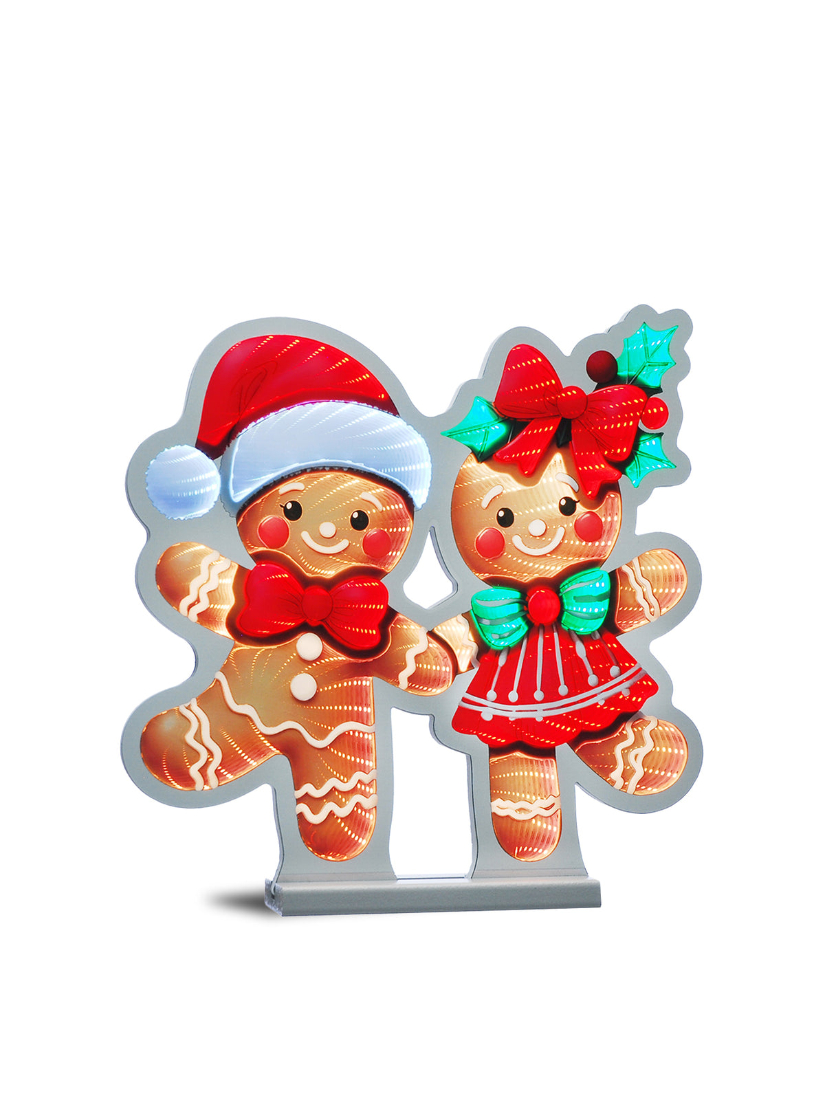 Infinity Dancing Gingerbread Light 40cm - Multi