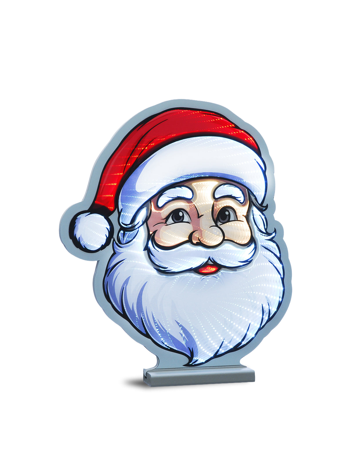 Infinity Santa Face Light 40cm - Multi