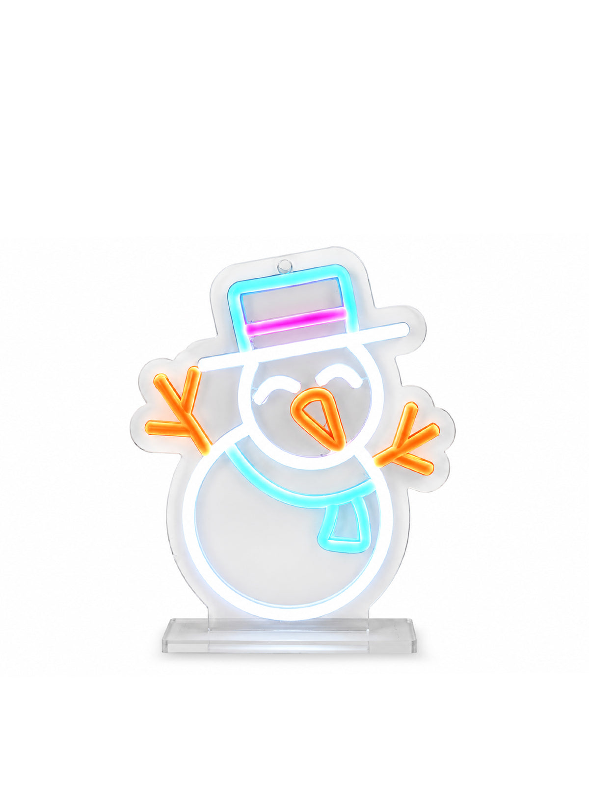 Snowman Neon Flex Christmas Light 24cm