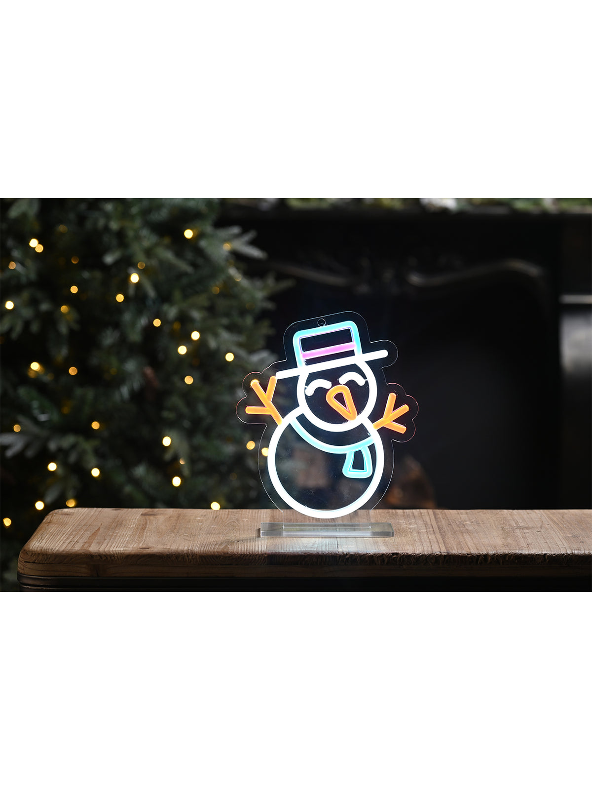 Snowman Neon Flex Christmas Light 24cm