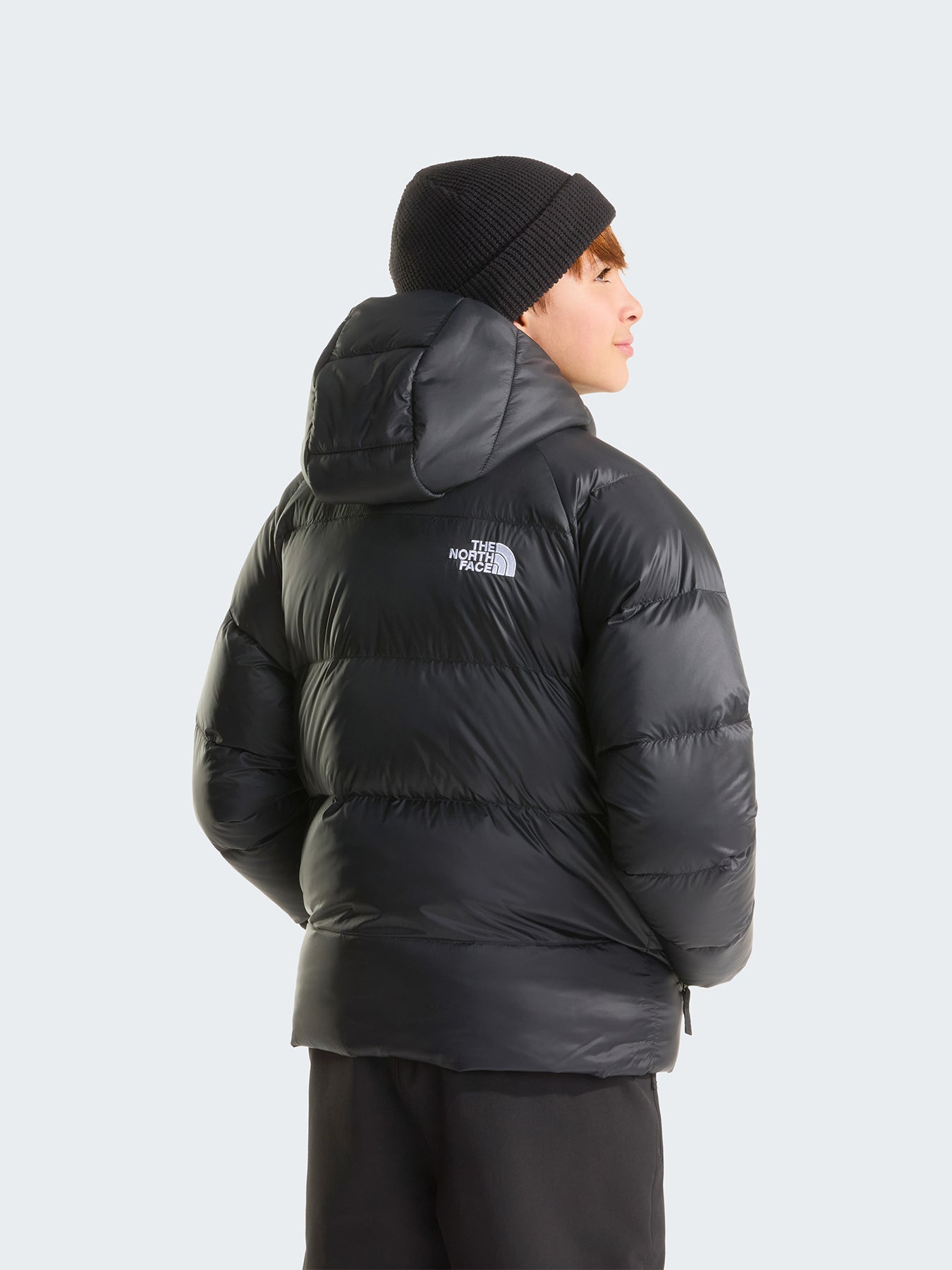 Kids' Hydrenalite Down Hooded Jacket Black