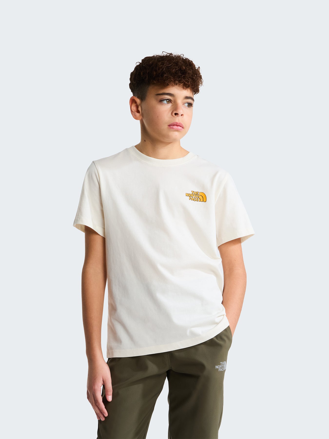 Kids' Outdoor Graphic T-Shirt White