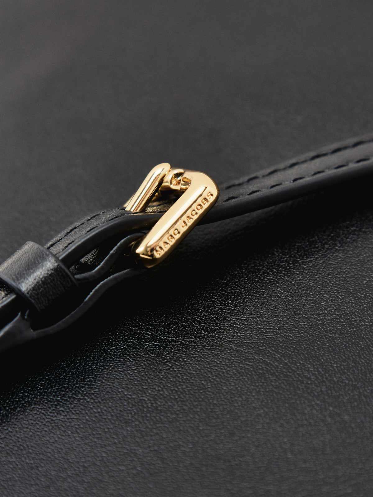 The Pouch Mini Coated Leather Shoulder Bag - Black