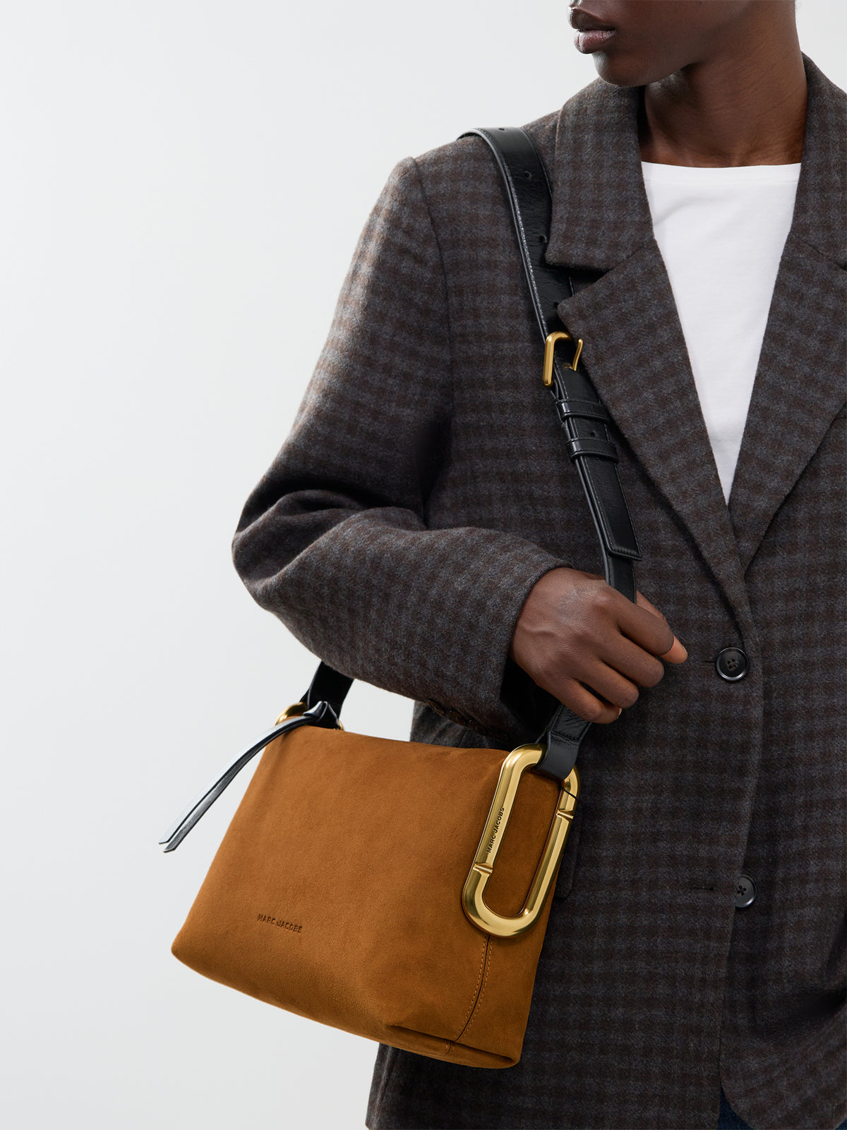 The Juliette Suede Messenger Bag - Copper