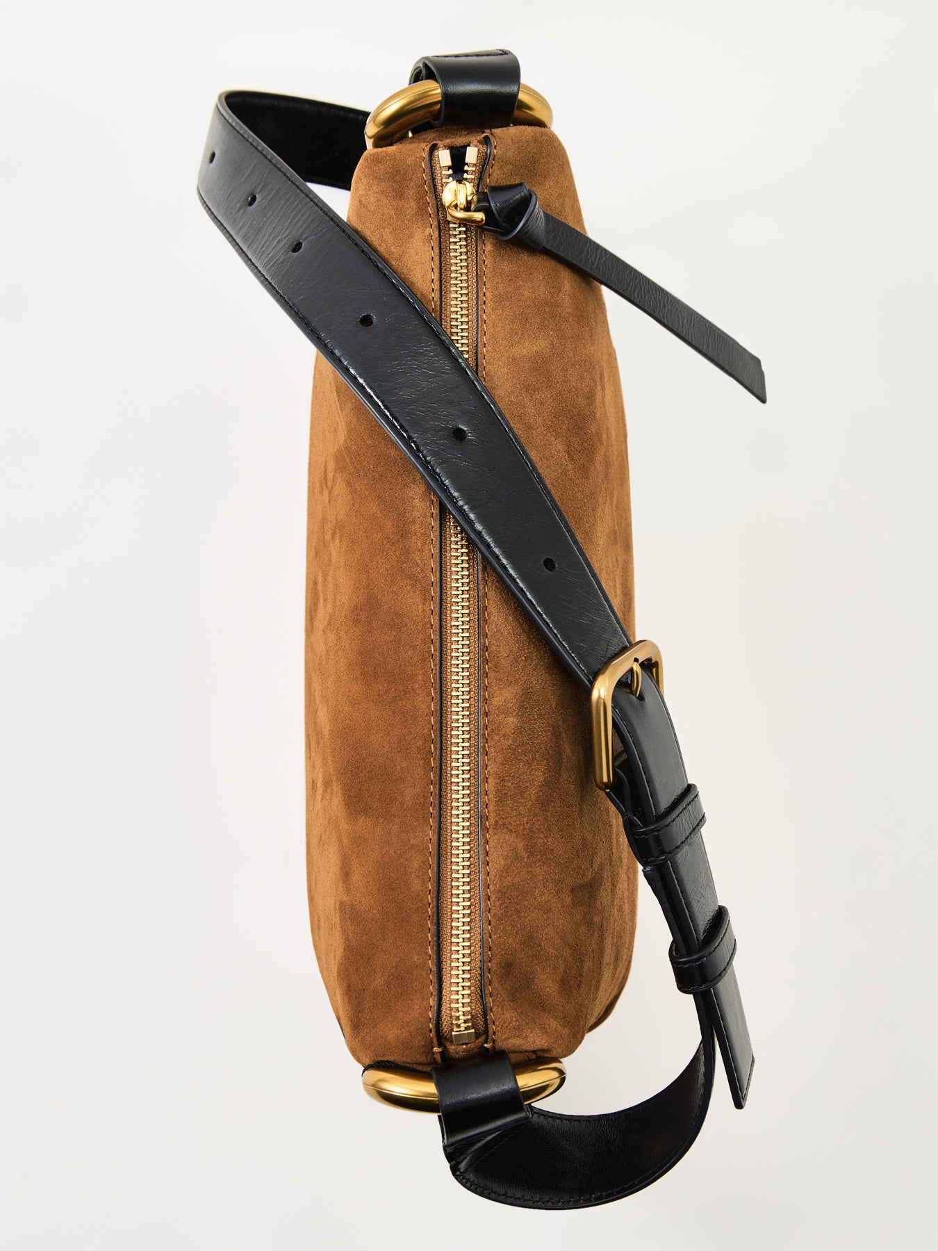 The Juliette Suede Messenger Bag - Copper