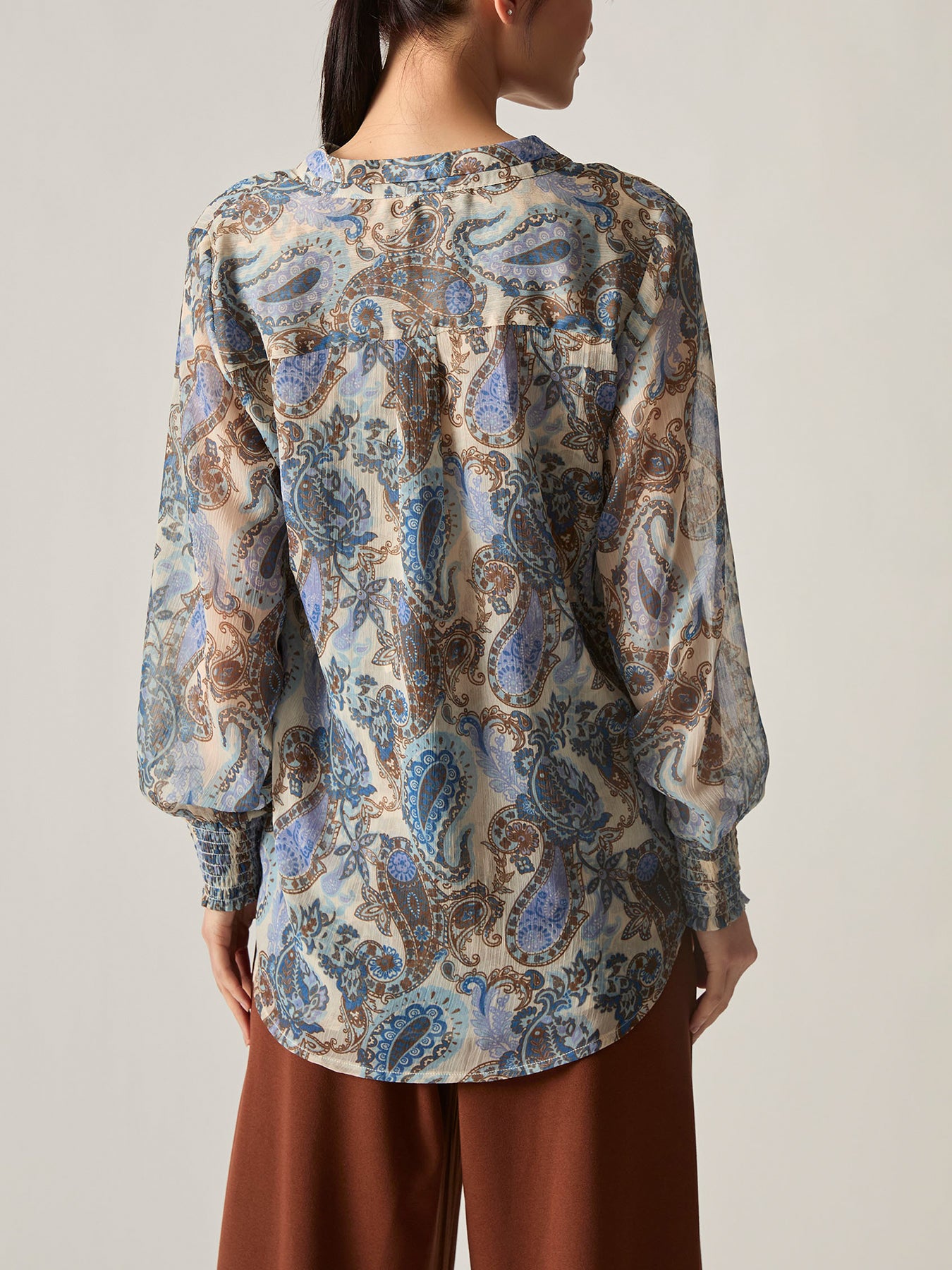 Artistic Paisley Blouse Multi