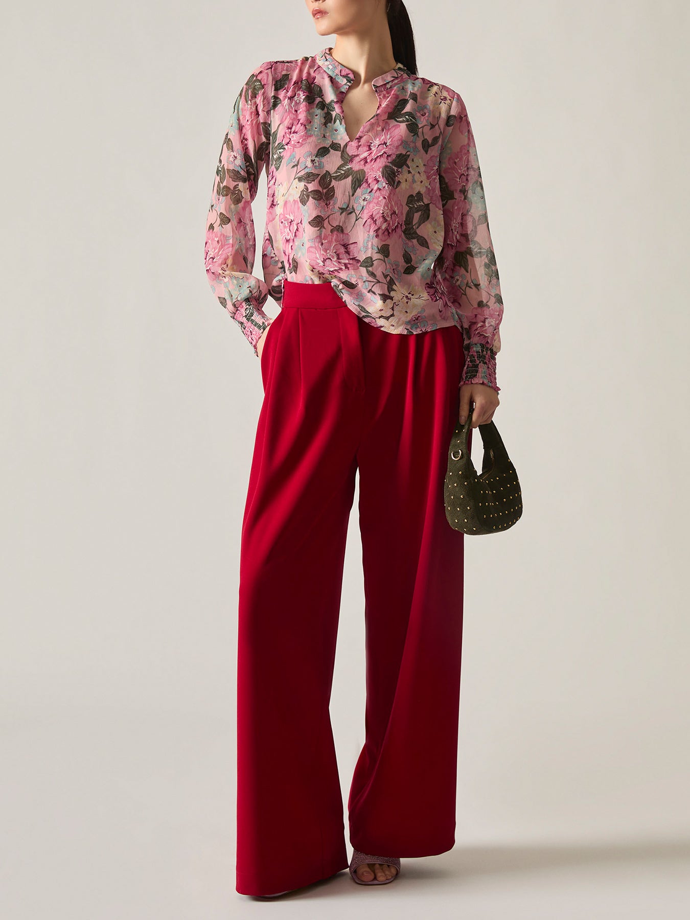 Peony Floral Blouse Multi