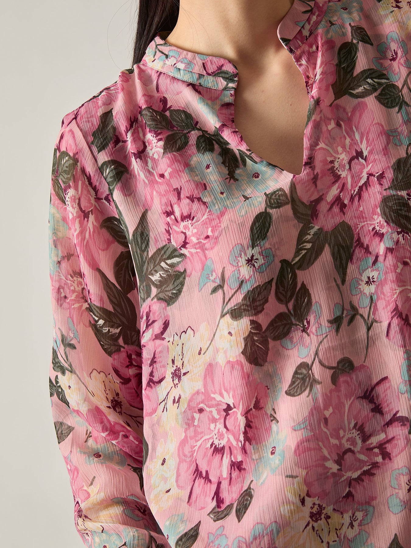 Peony Floral Blouse Multi