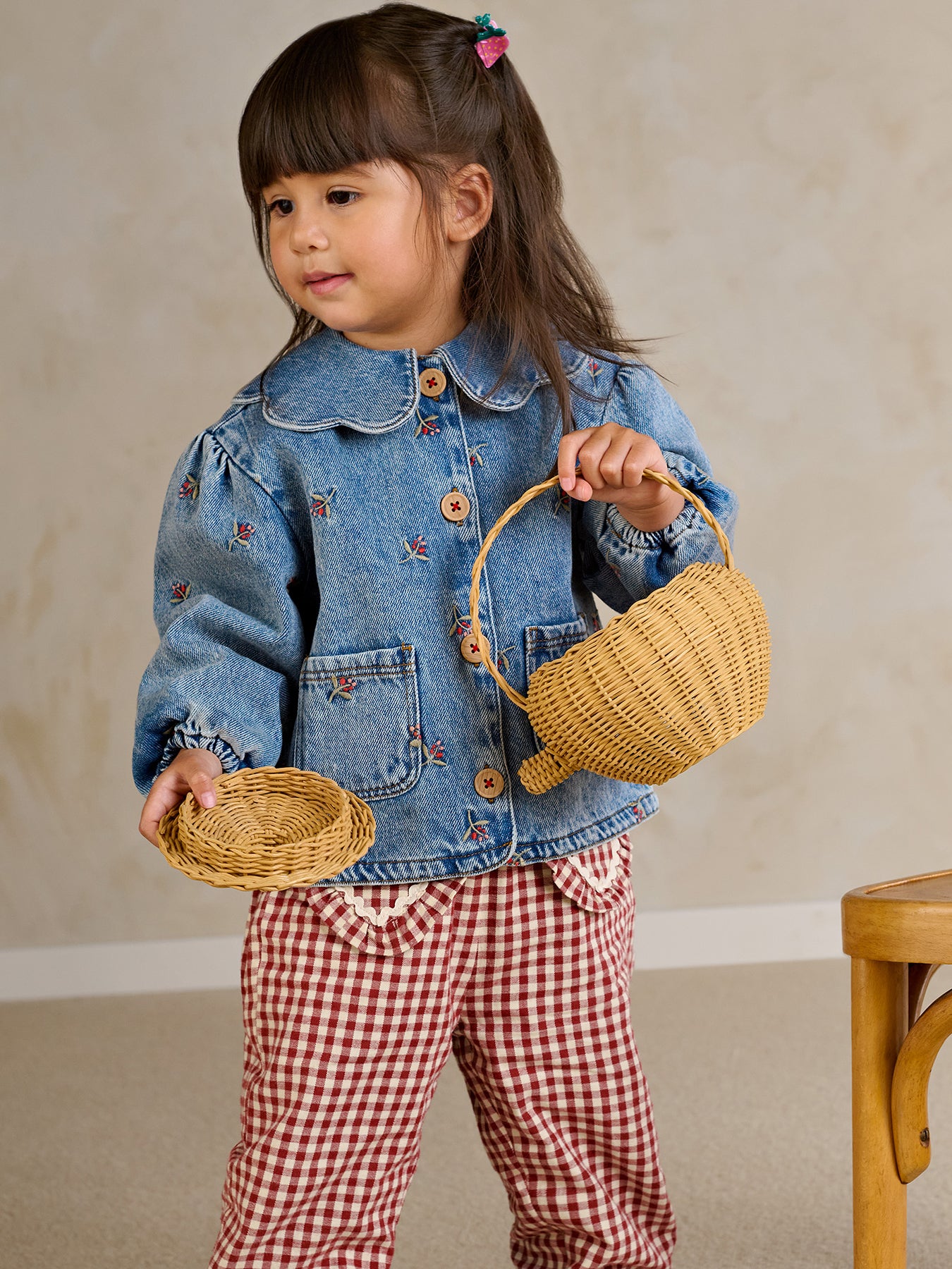 Baby Embroidered Denim Jacket