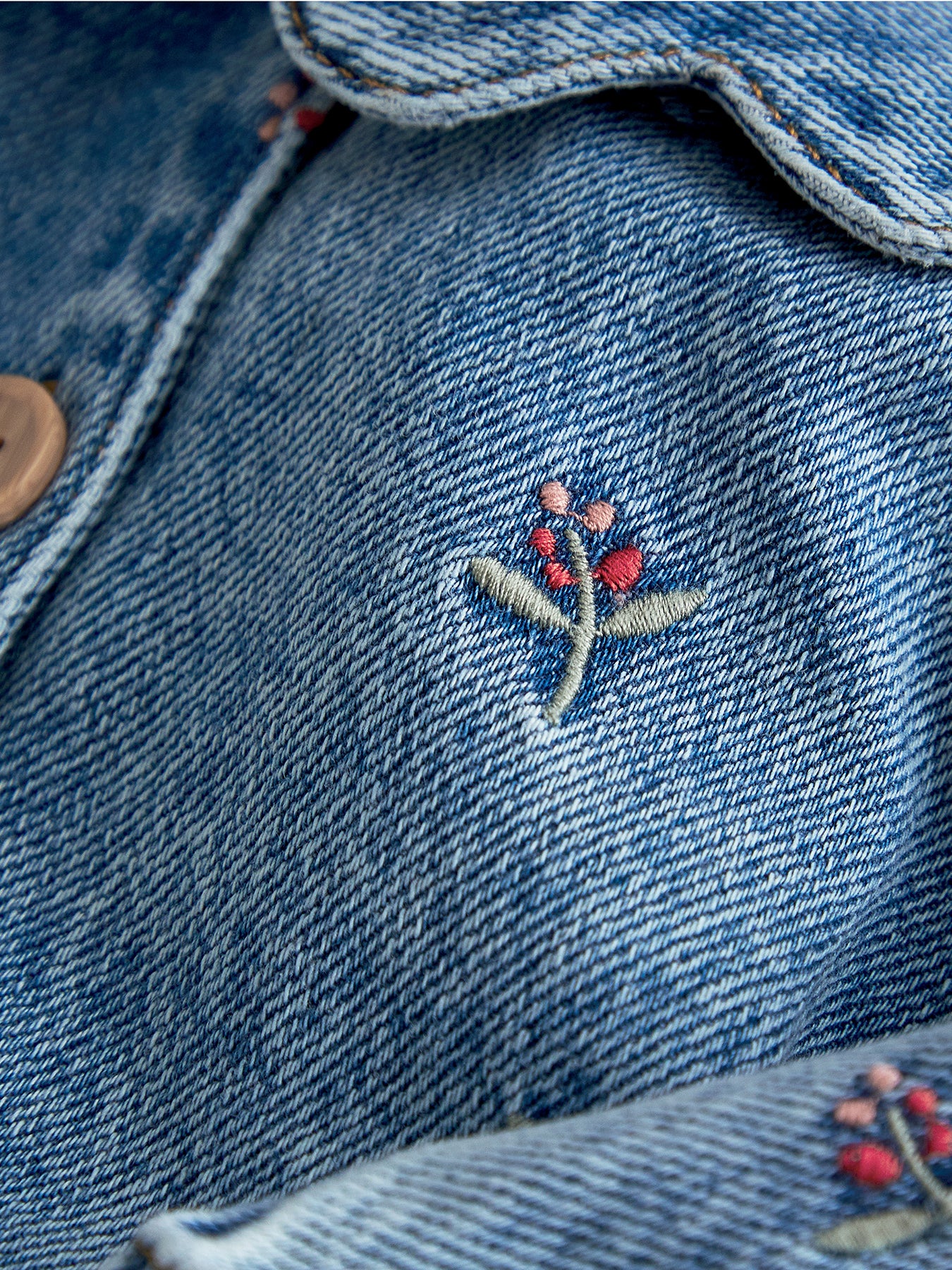 Baby Embroidered Denim Jacket