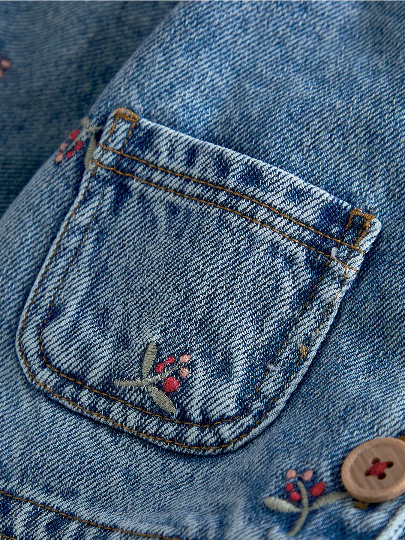 Baby Embroidered Denim Jacket