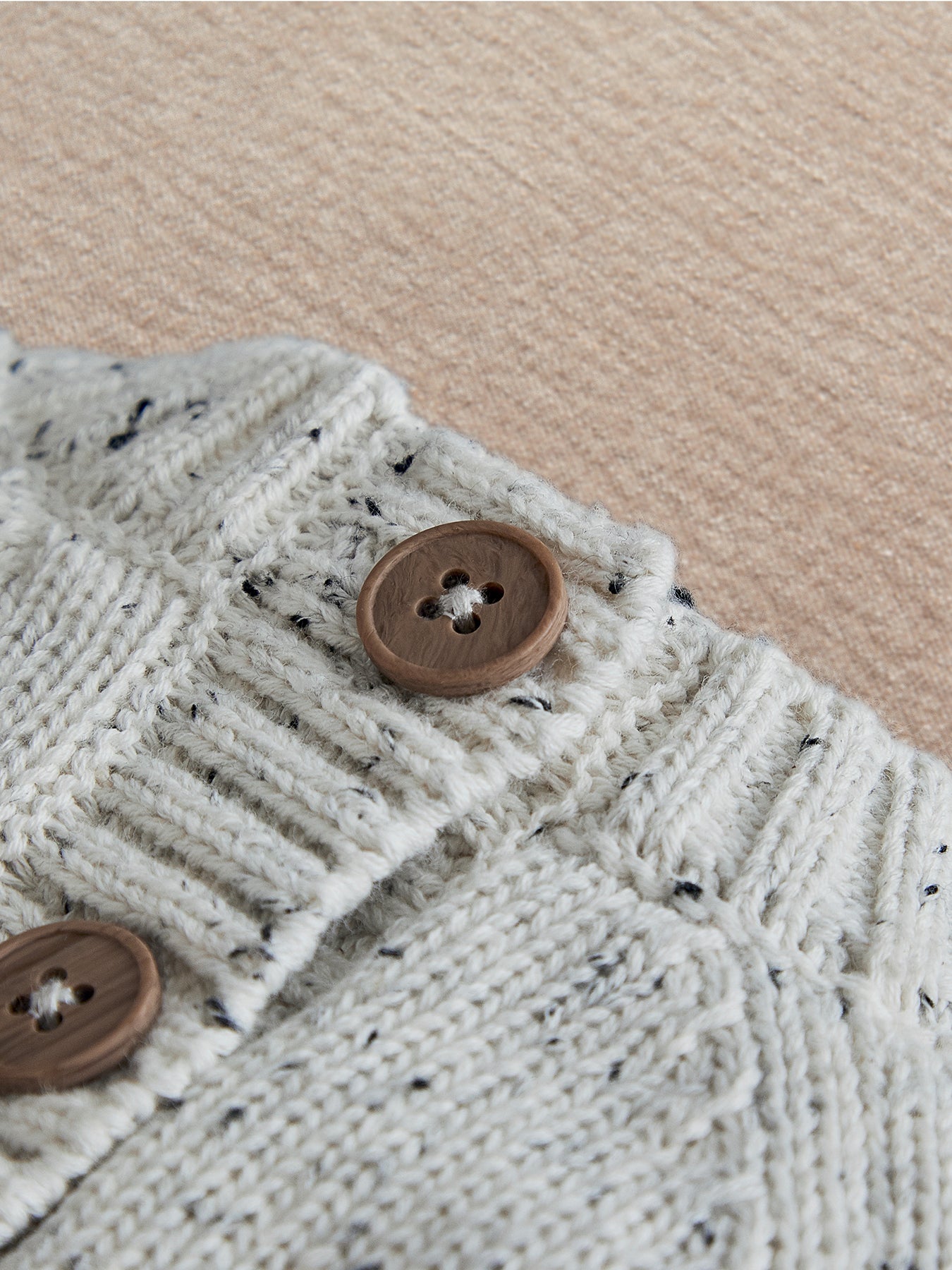 Baby Lion Knitted Jumper Beige