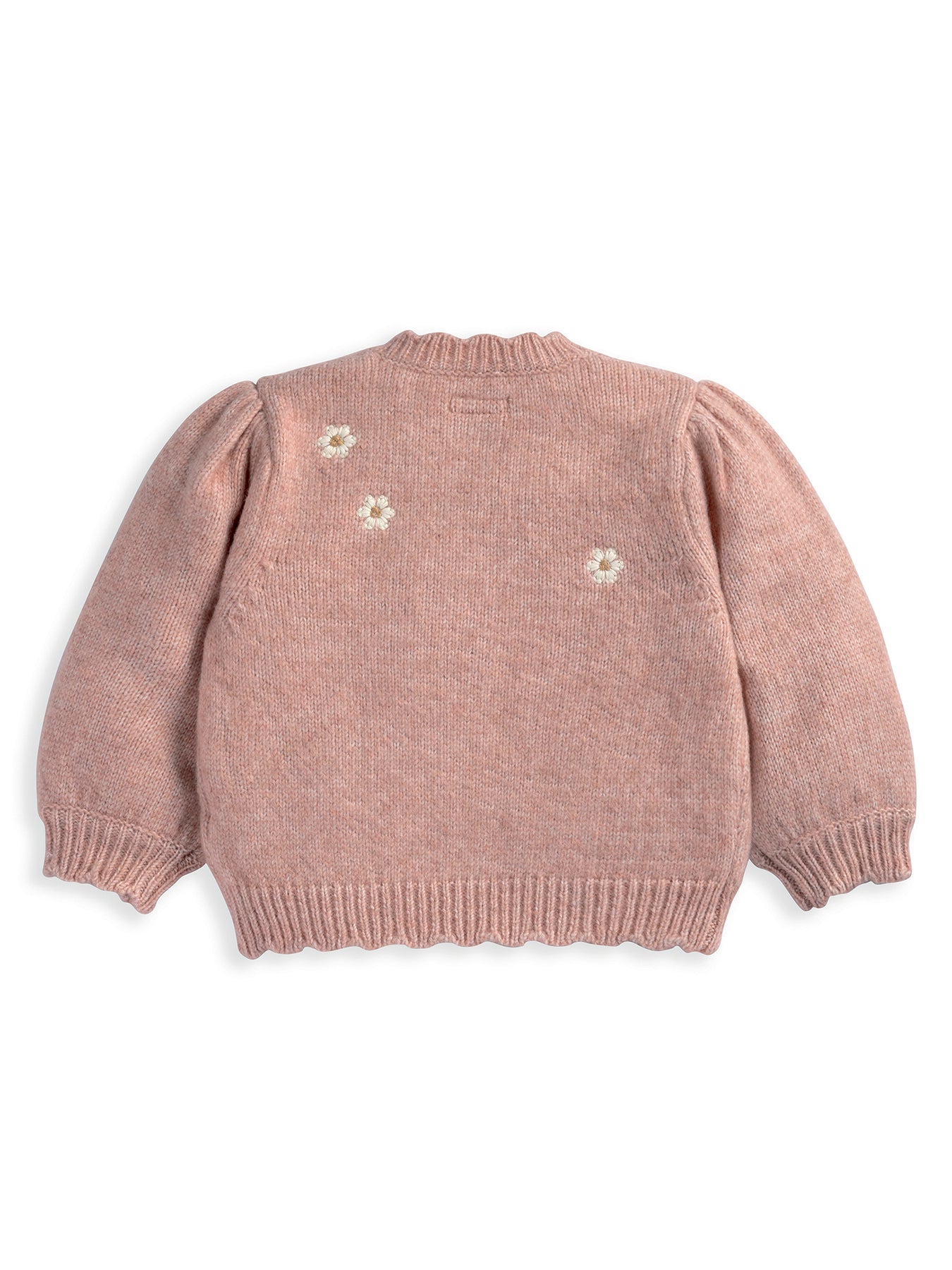Baby Embroidered Cardigan Pink