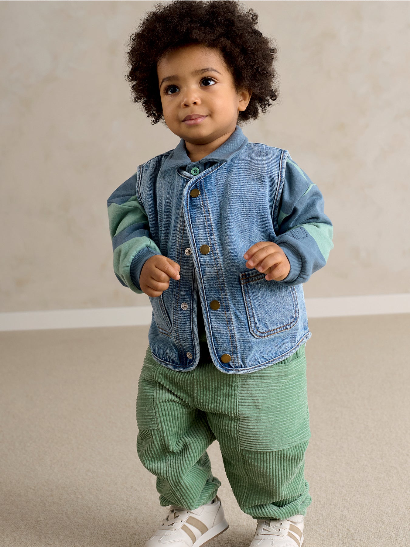 Baby Cord Trousers Green