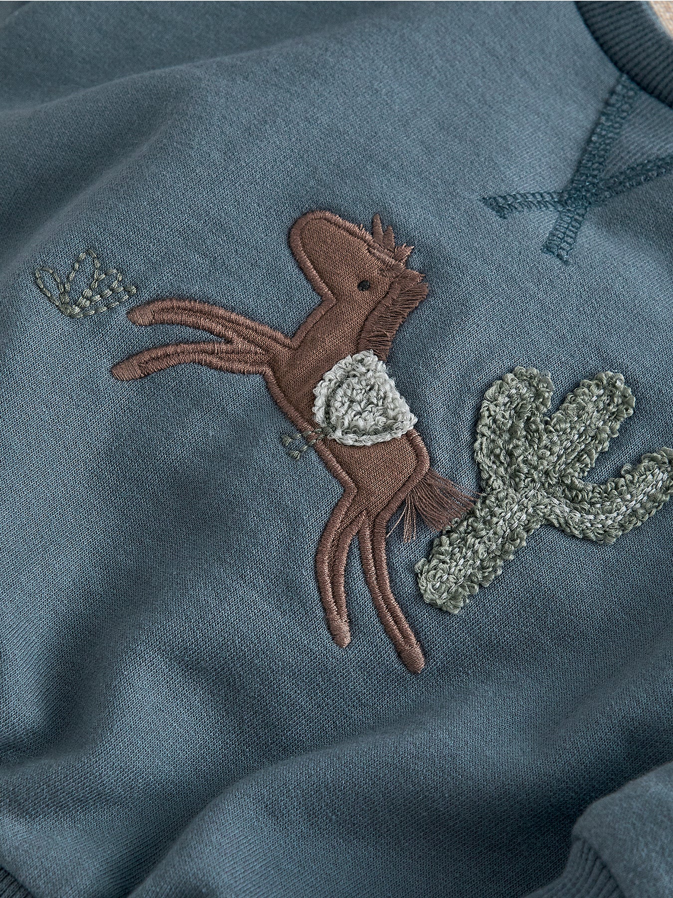 Baby Pony Sweatshirt Blue