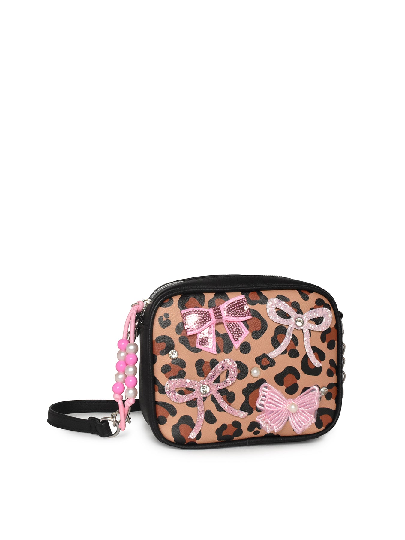 Kids' Leopard Rectangular Crossbody Bag Multi
