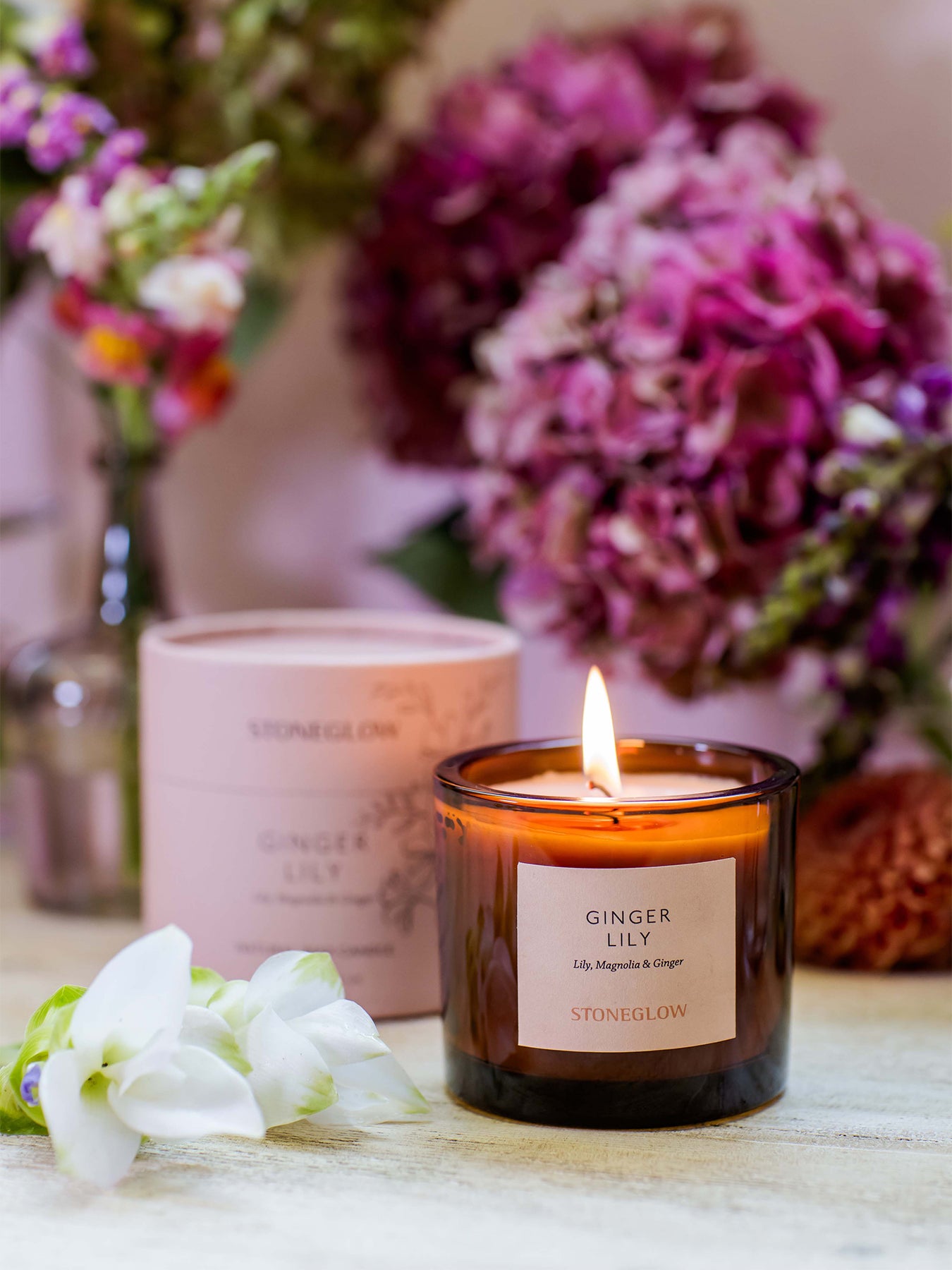 Ginger Lily Natural Wax Tumbler Candle