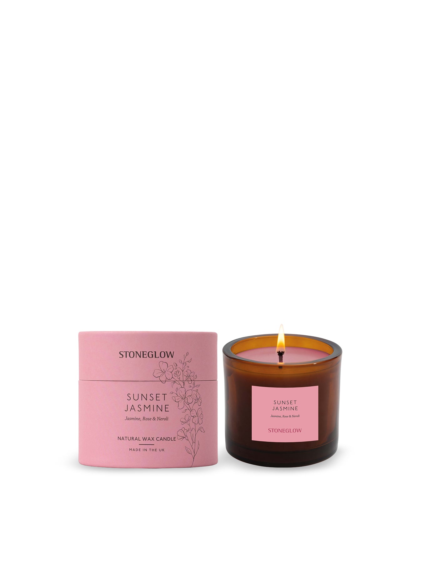 Sunset Jasmine Natural Wax Tumbler Candle