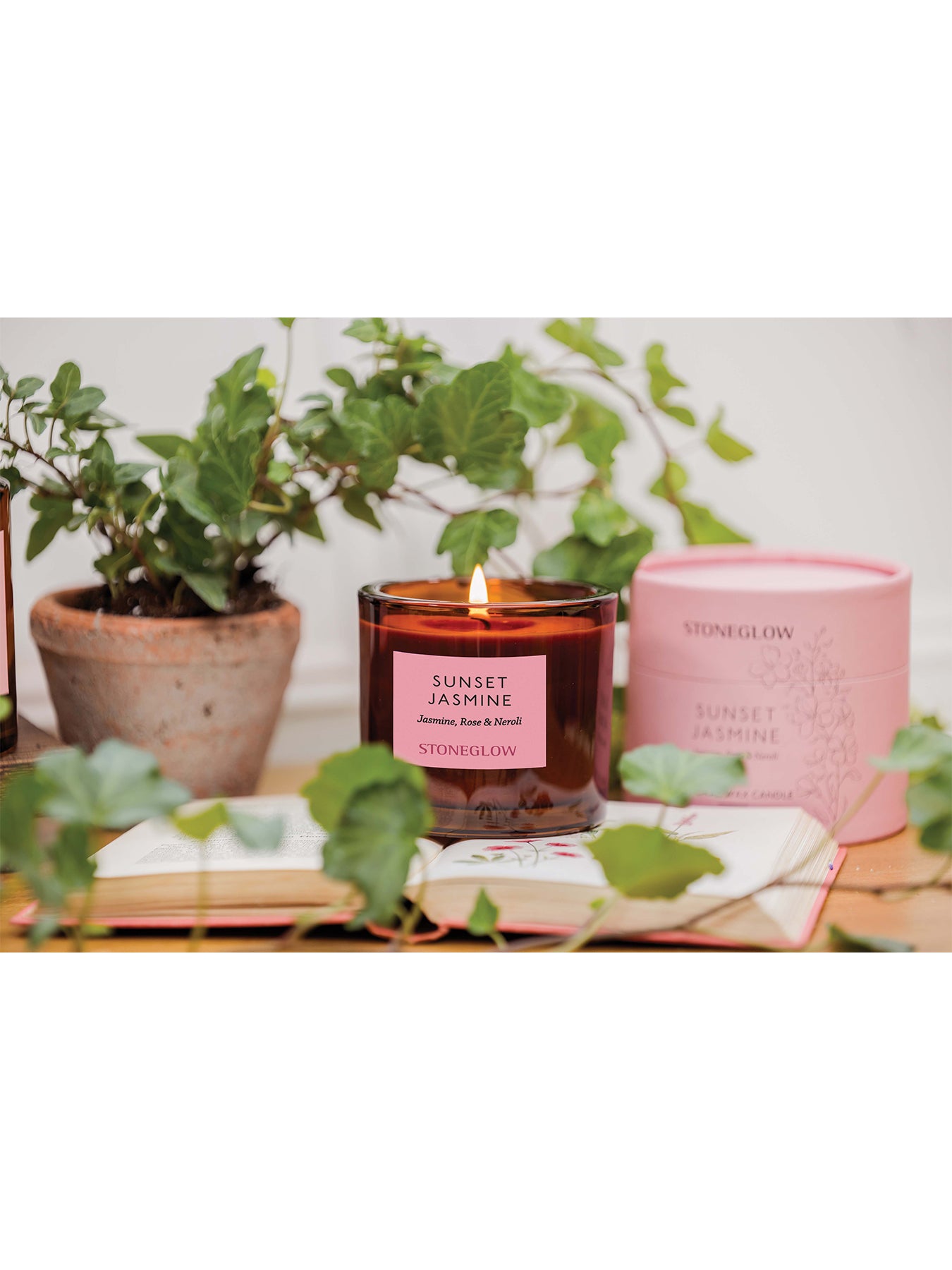 Sunset Jasmine Natural Wax Tumbler Candle