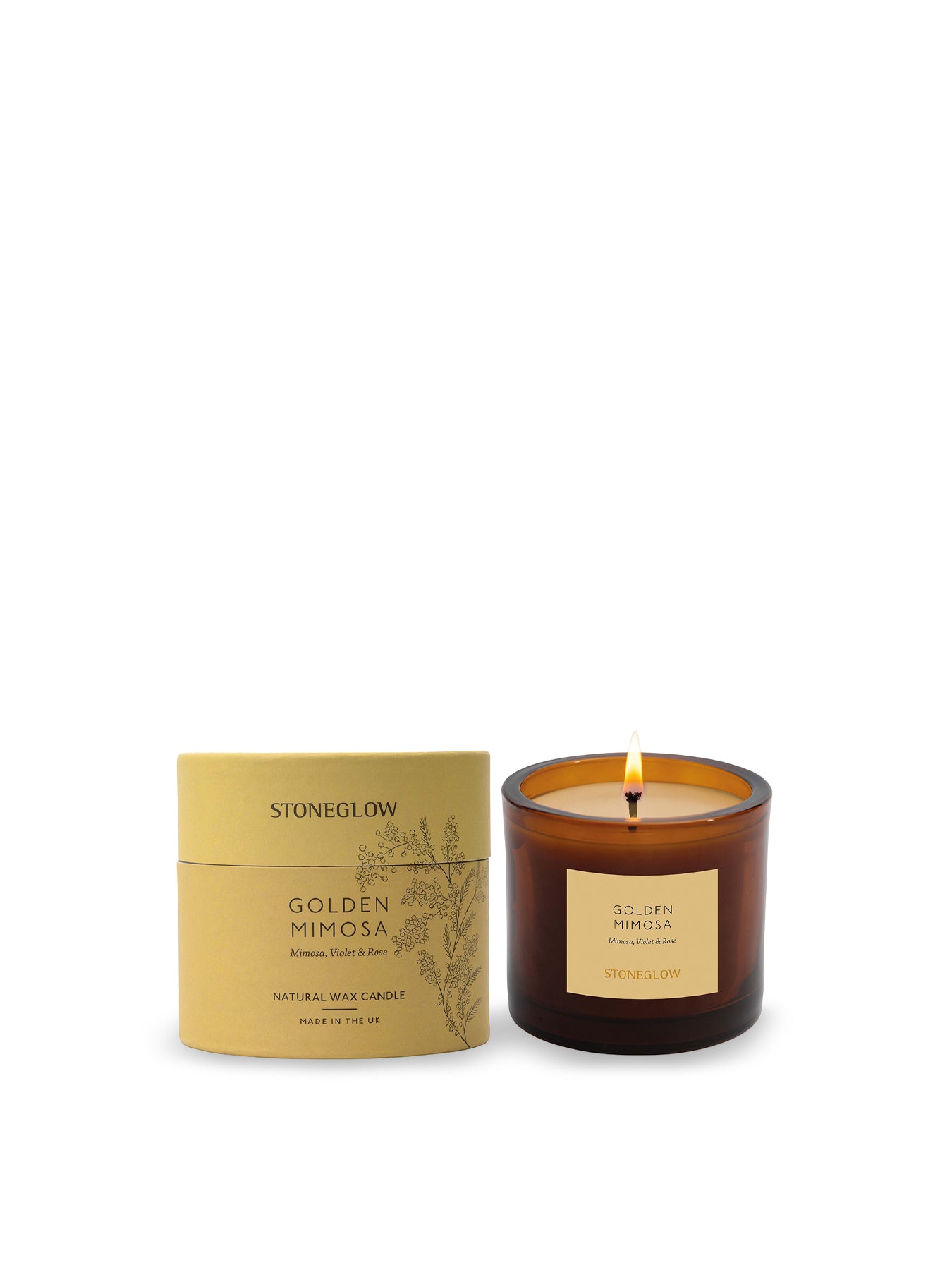 Golden Mimosa Natural Wax Tumbler Candle