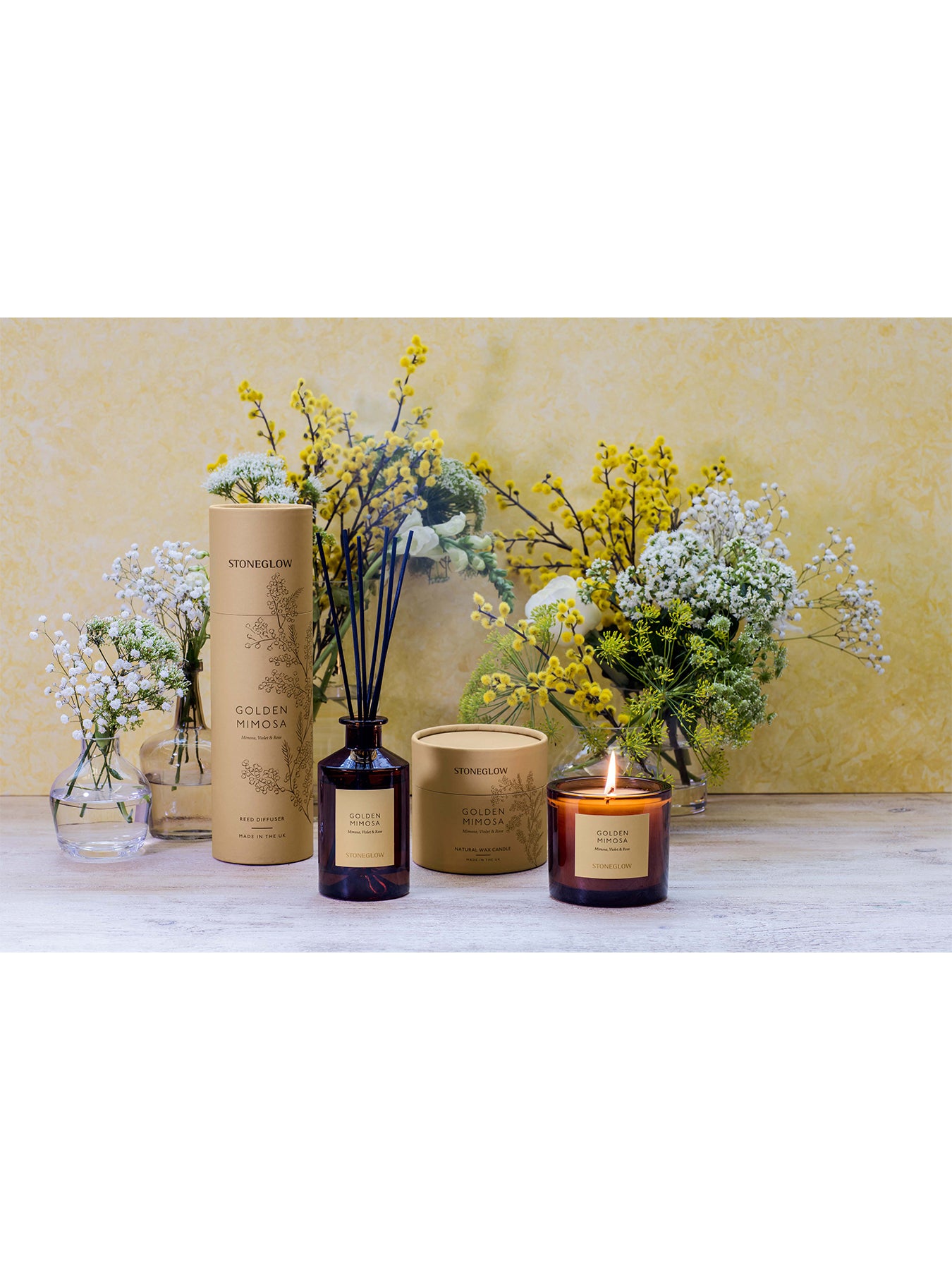 Golden Mimosa Reed Diffuser