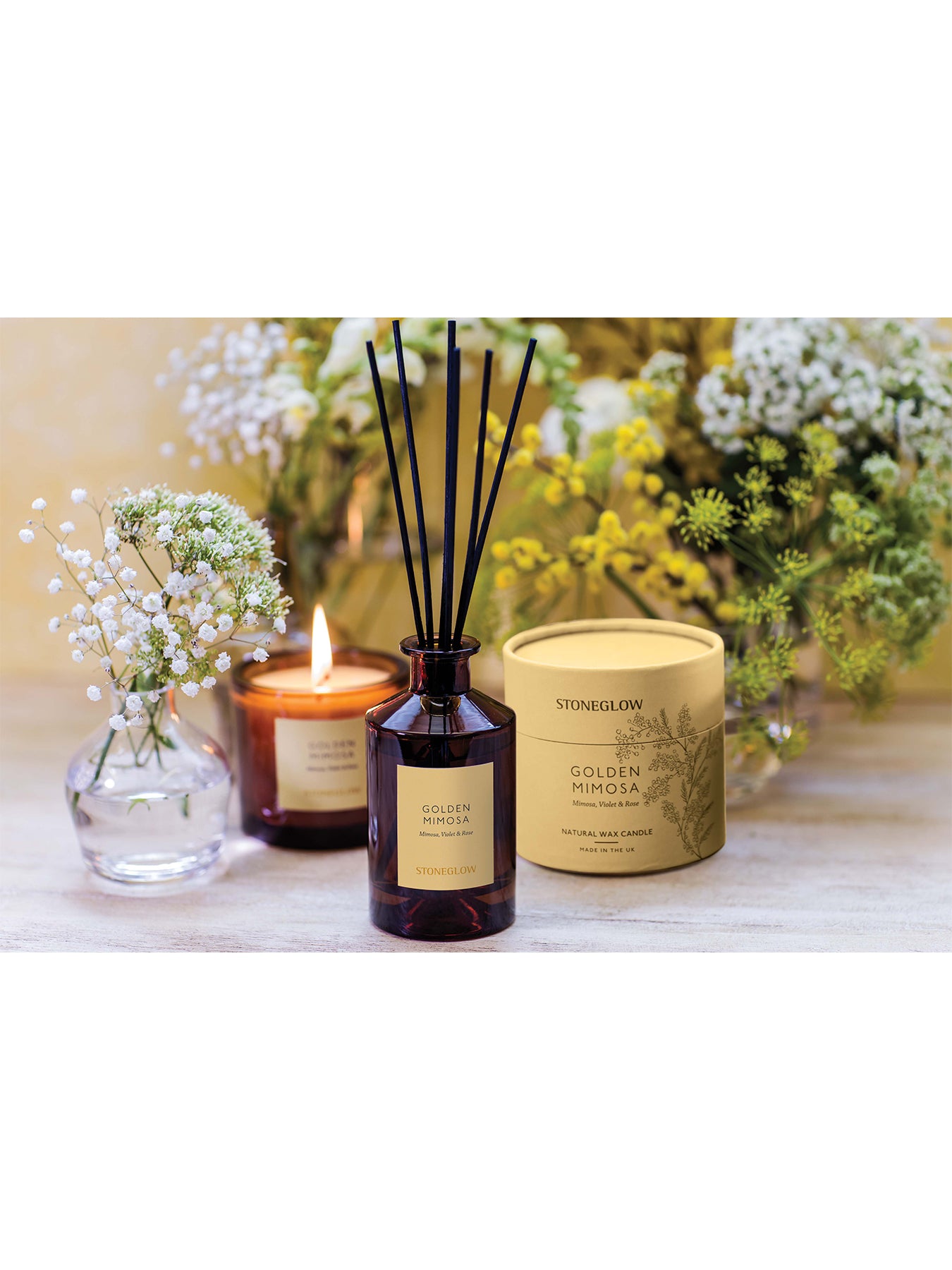 Golden Mimosa Reed Diffuser