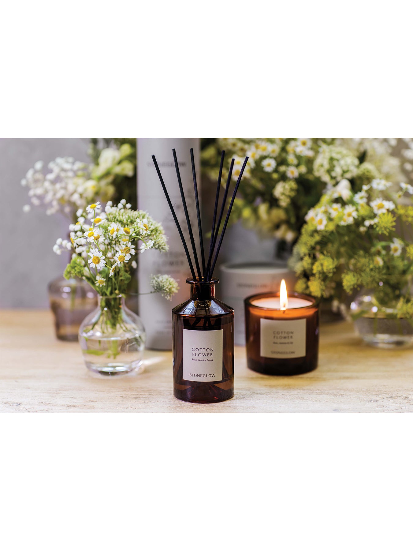 Cotton Flower Reed Diffuser