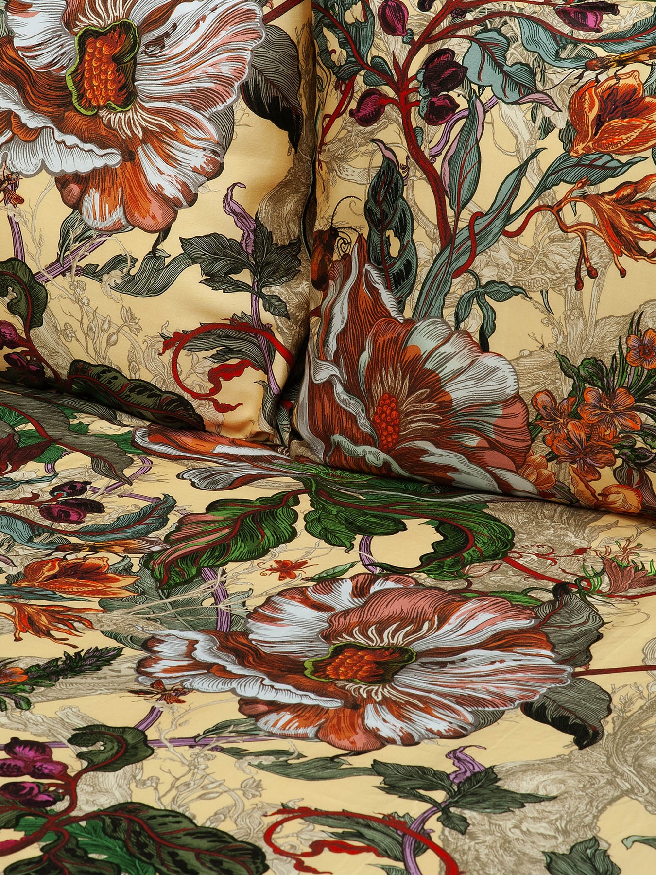 Papaver Mimosa King Quilt Set 228cm x 218cm