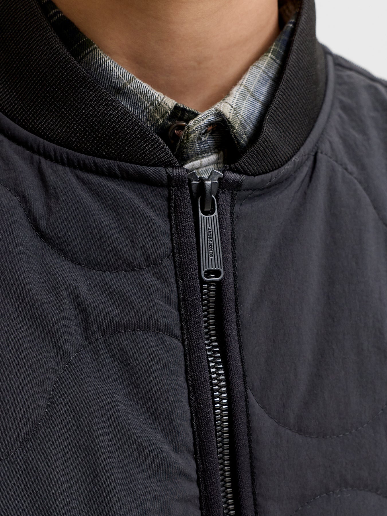 Axel Nylon Liner Jacket Black