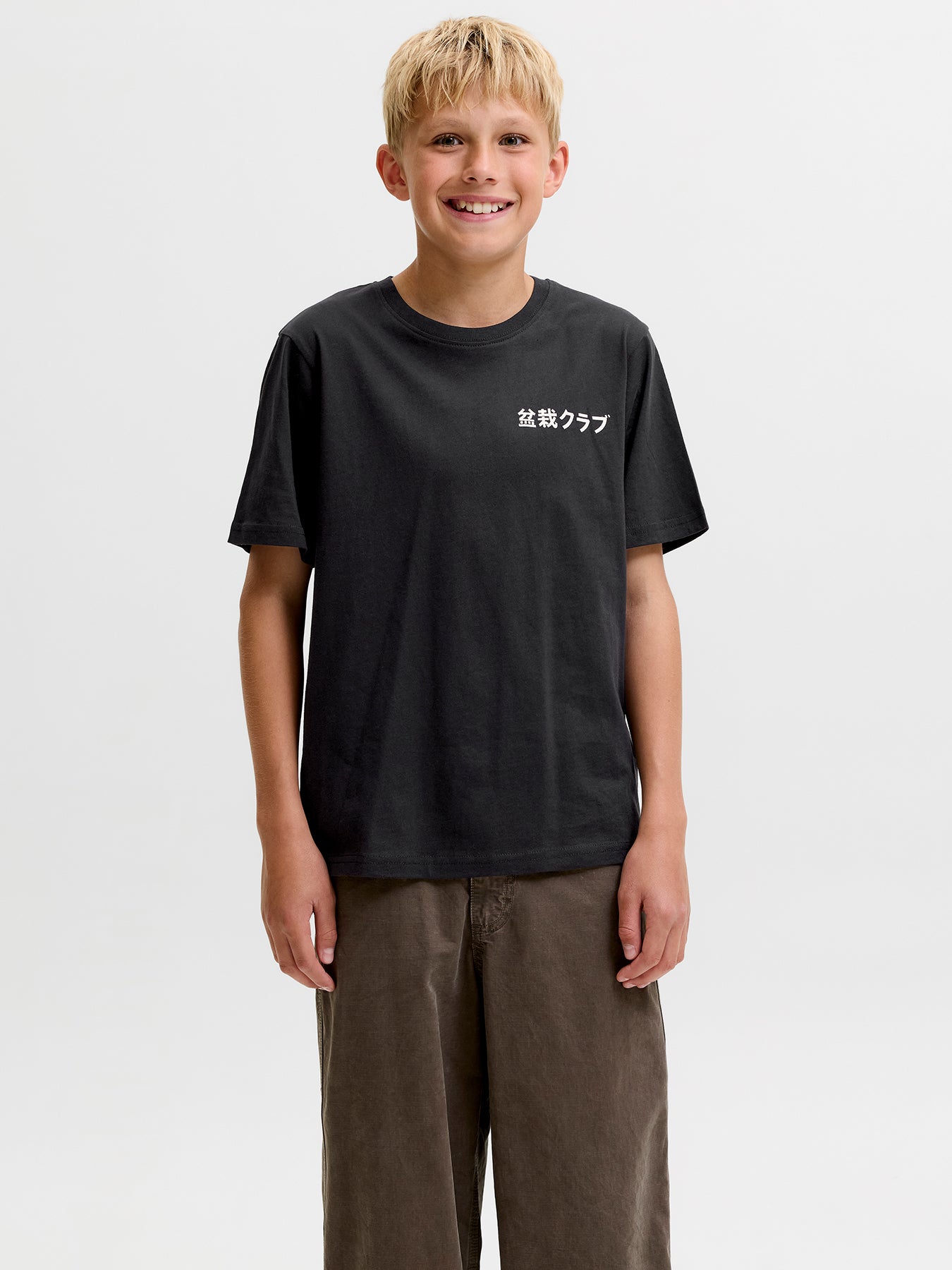 Kids' Crew Neck T-Shirt Black