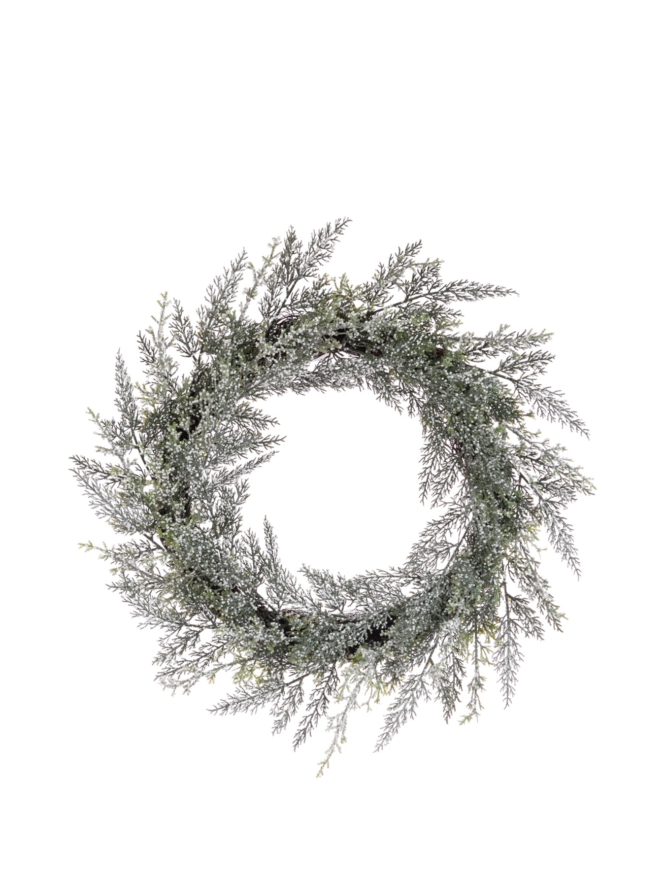 Barrowden Wreath 60cm White