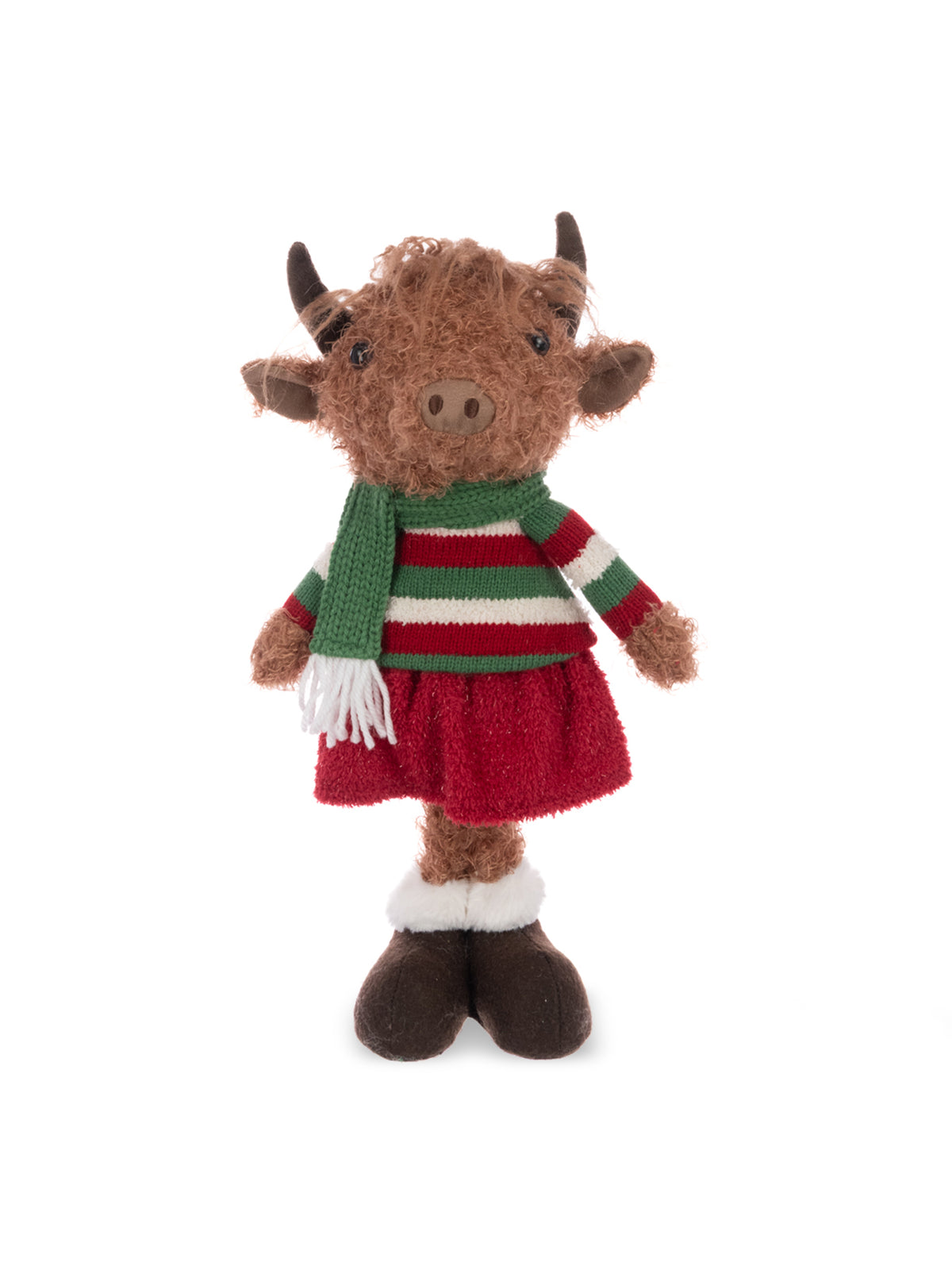 Miss Highland Cow Christmas Decoration