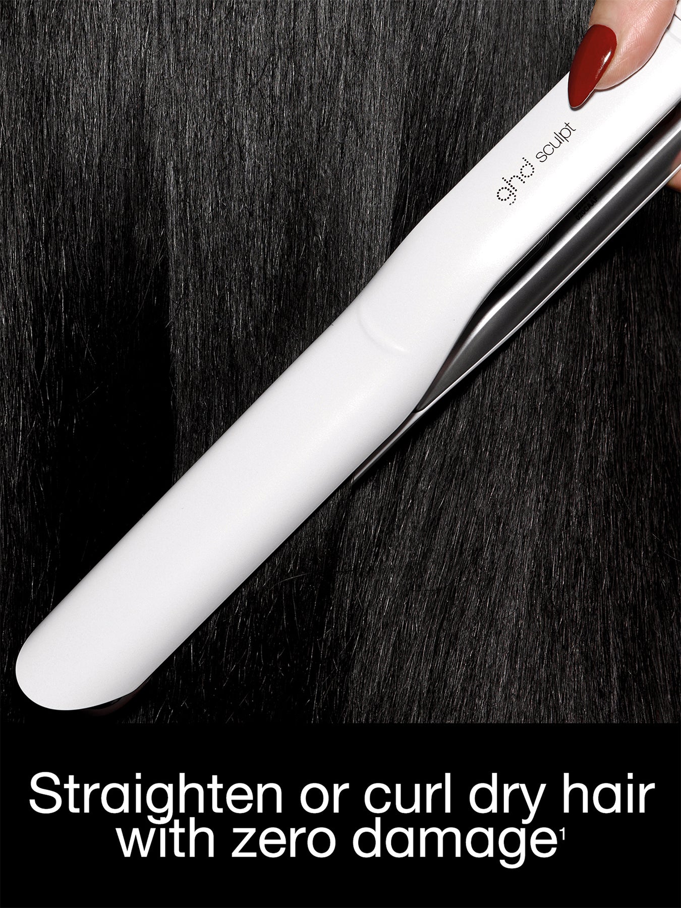 Sculpt Interactive Hair Straightener White