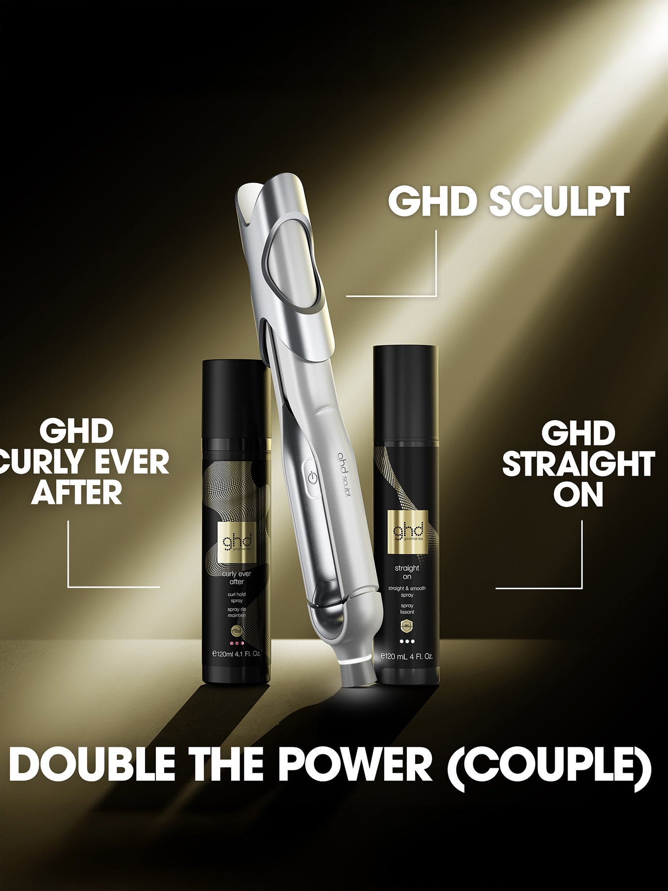 Sculpt Interactive Hair Straightener White