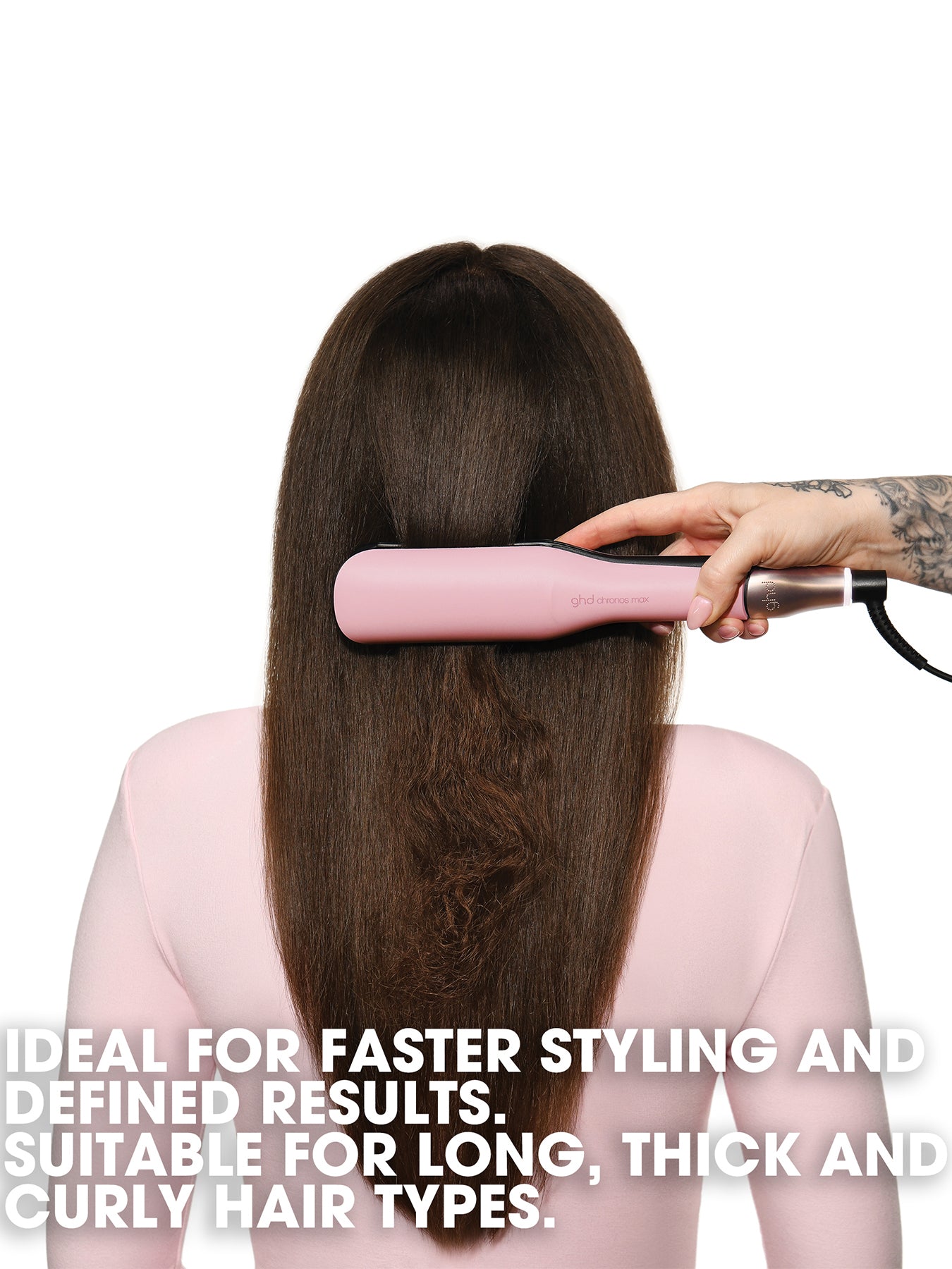 Chronos Max Limited Edition Hair Straightener Dusted Pink