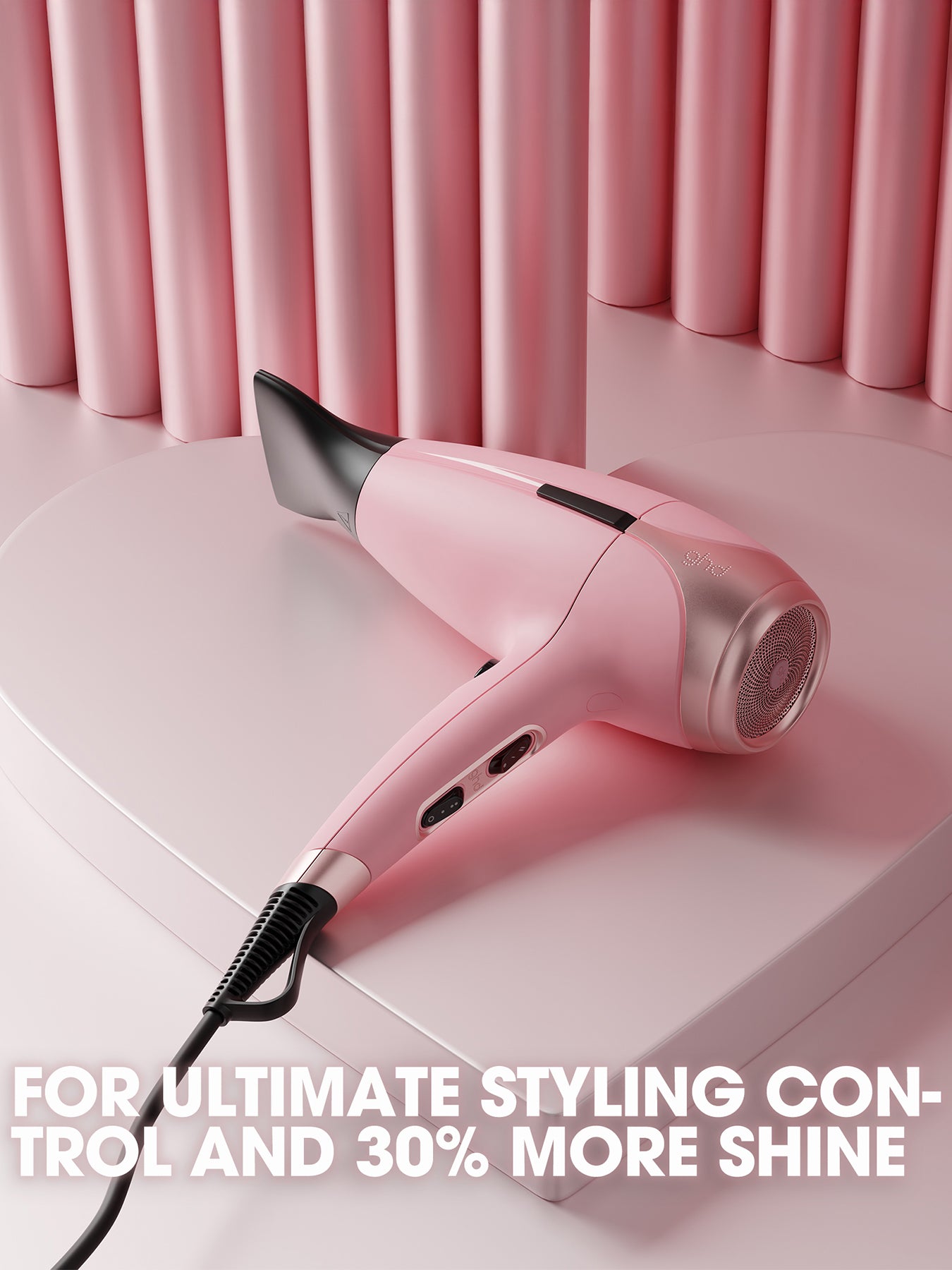 Helios Limited Edition Hair Dryer Dusted Pink