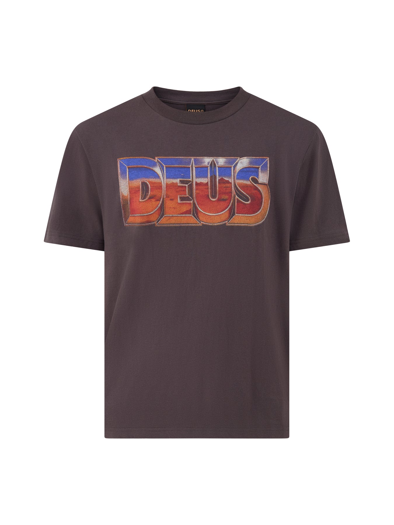 Recycled Cotton Blend Desert Rambler T-Shirt - Anthracite Grey
