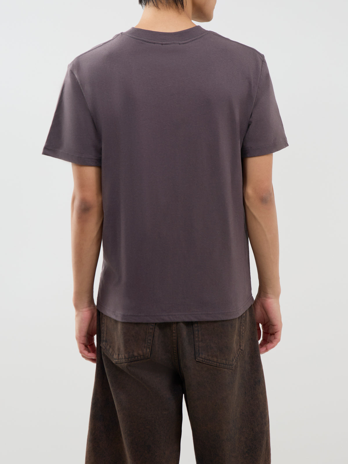 Recycled Cotton Blend Desert Rambler T-Shirt - Anthracite Grey