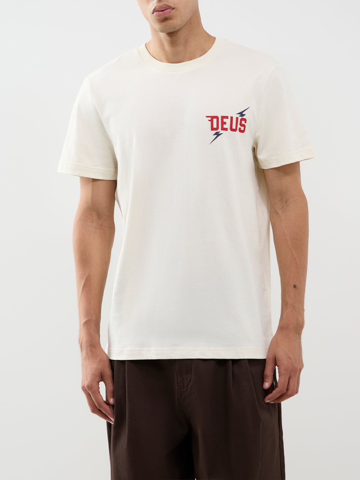 Global Spark Recycled Cotton Blend T-Shirt - Vintage White