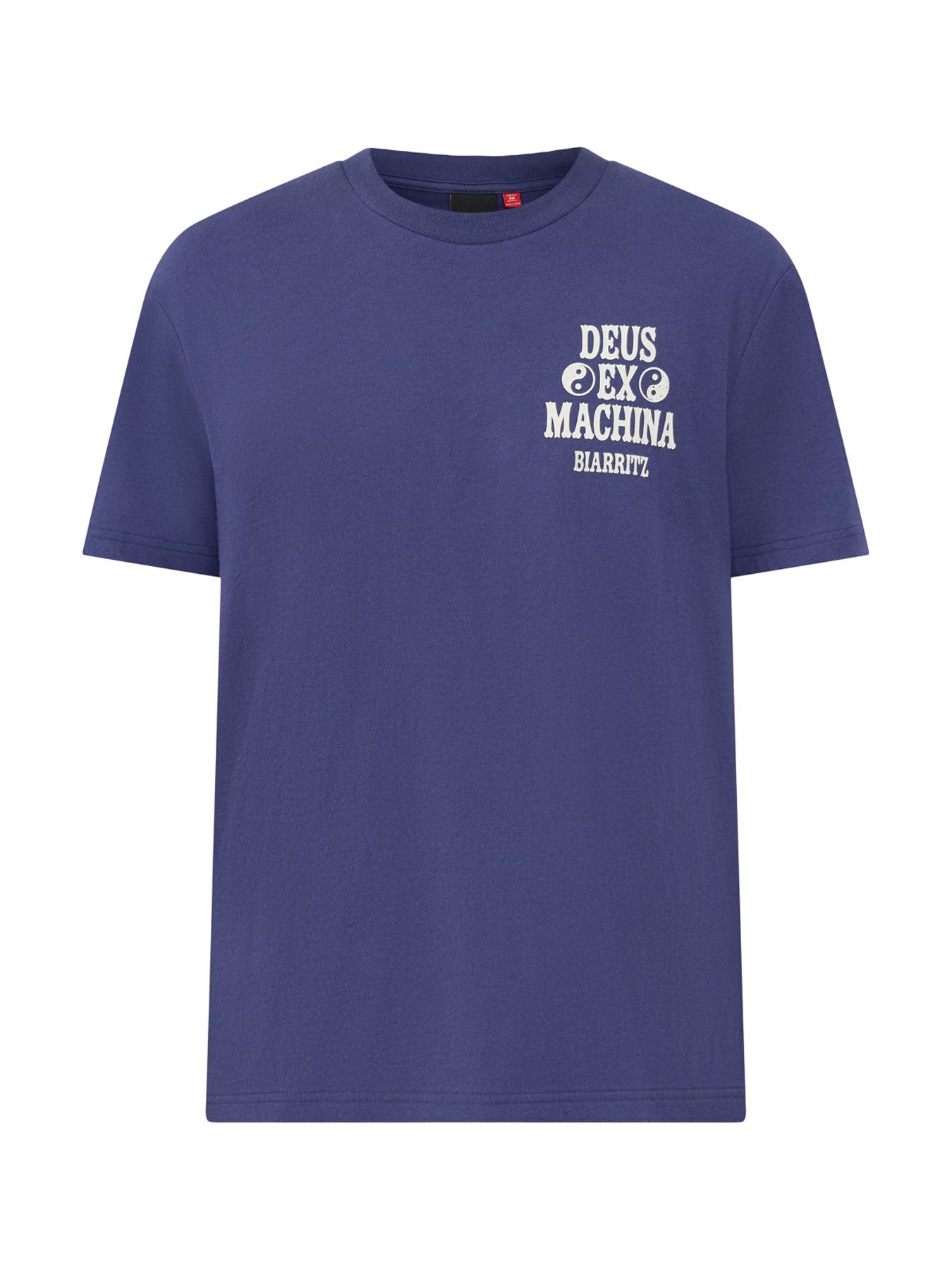 Recycled Cotton Blend Biarritz Ceramic T-Shirt - Mechanic Blue