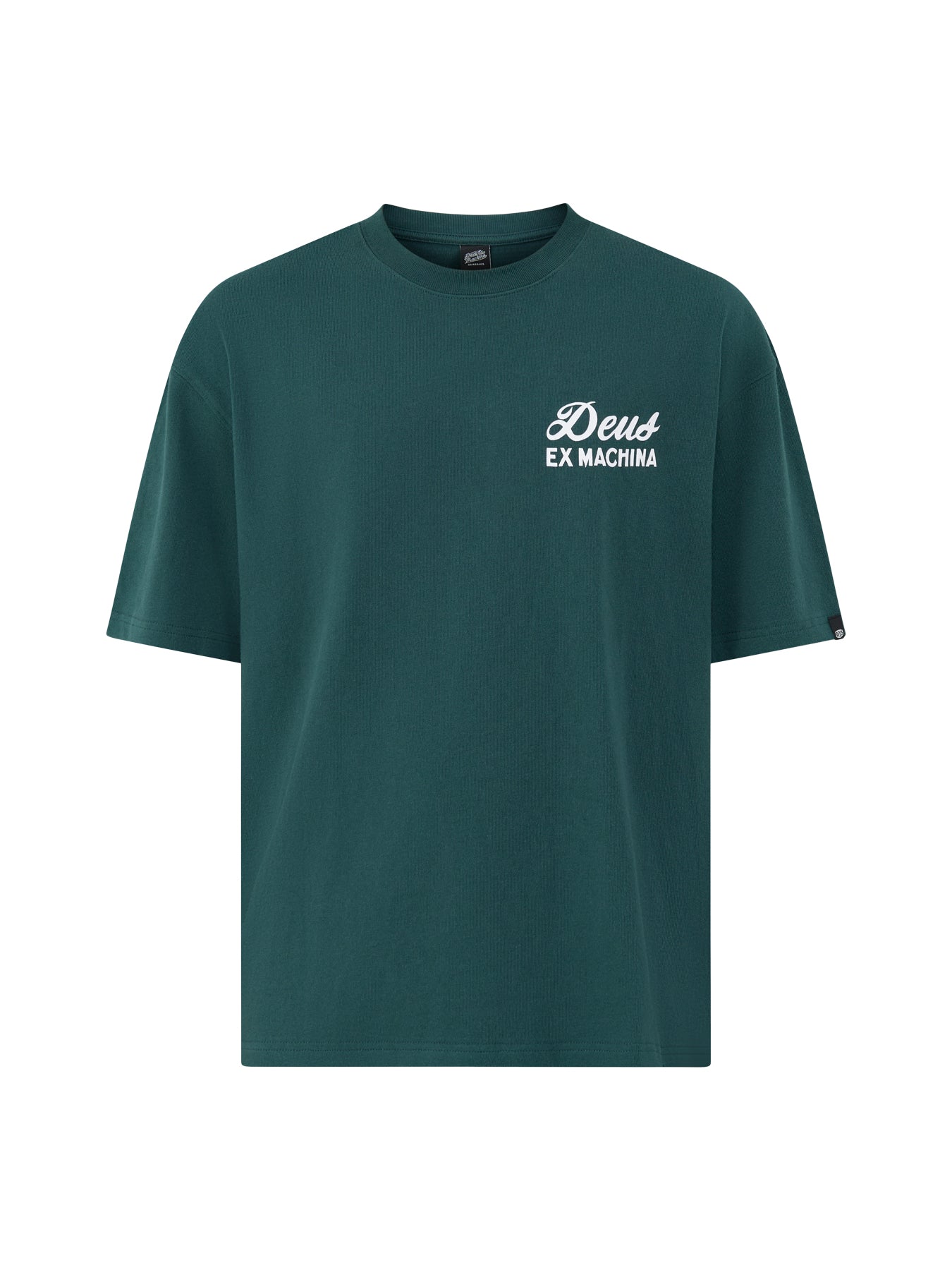 Recycled Cotton Biarritz Sign T-Shirt - Racing Green