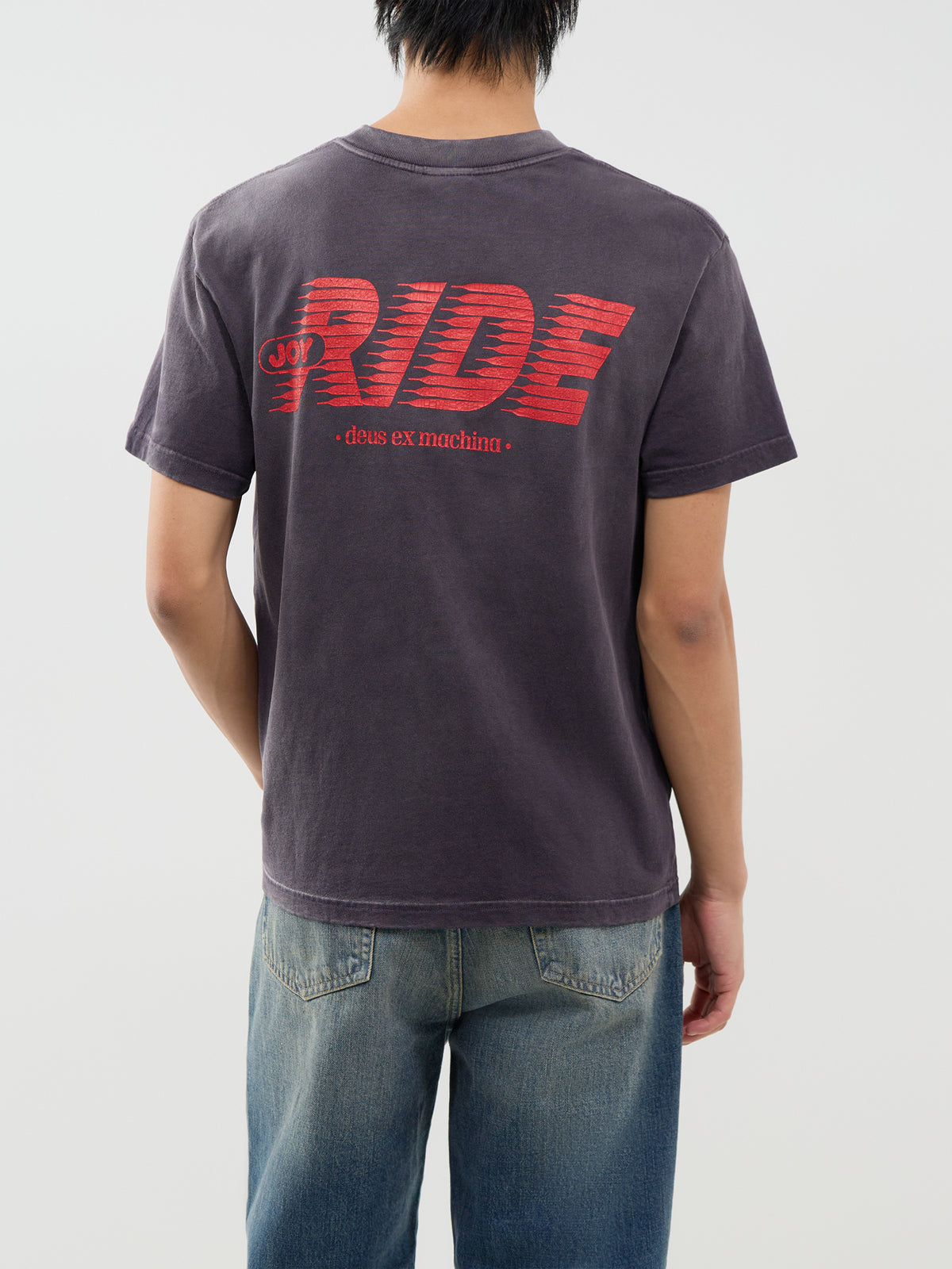 Recycled Cotton Fast Times T-Shirt - Black