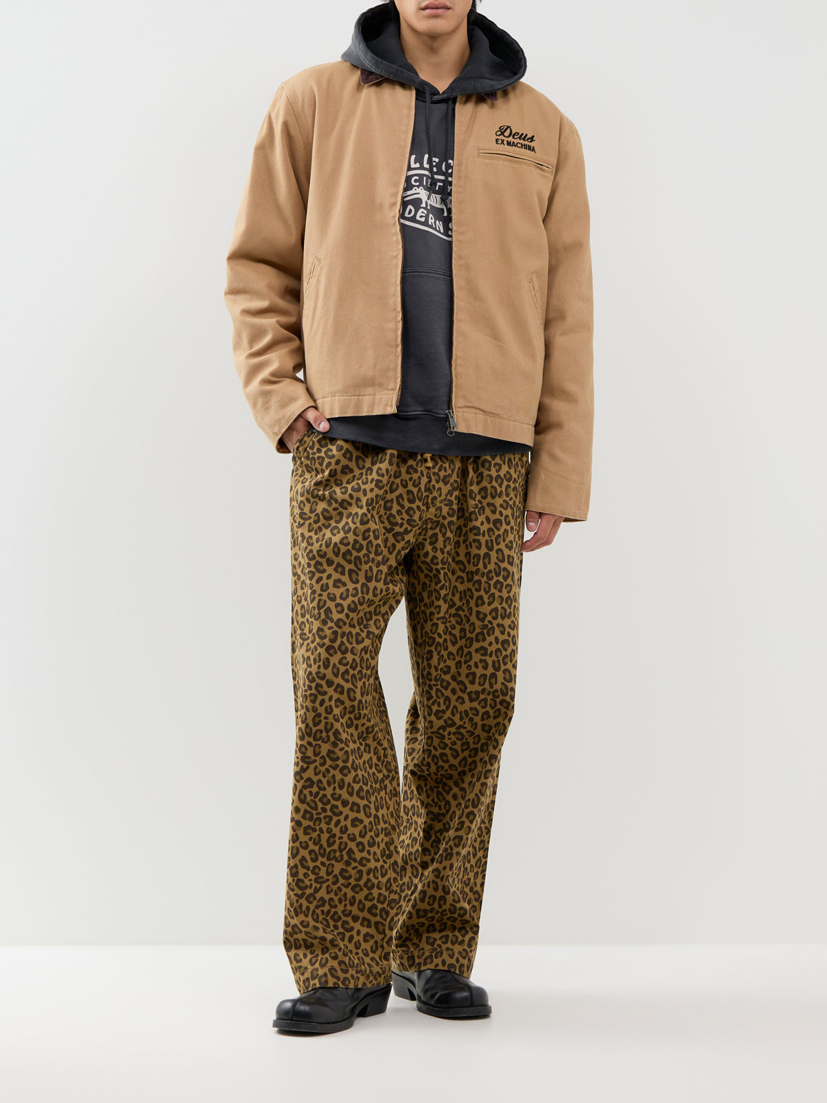 Cotton Address Workwear Jacket - Dijon Tan